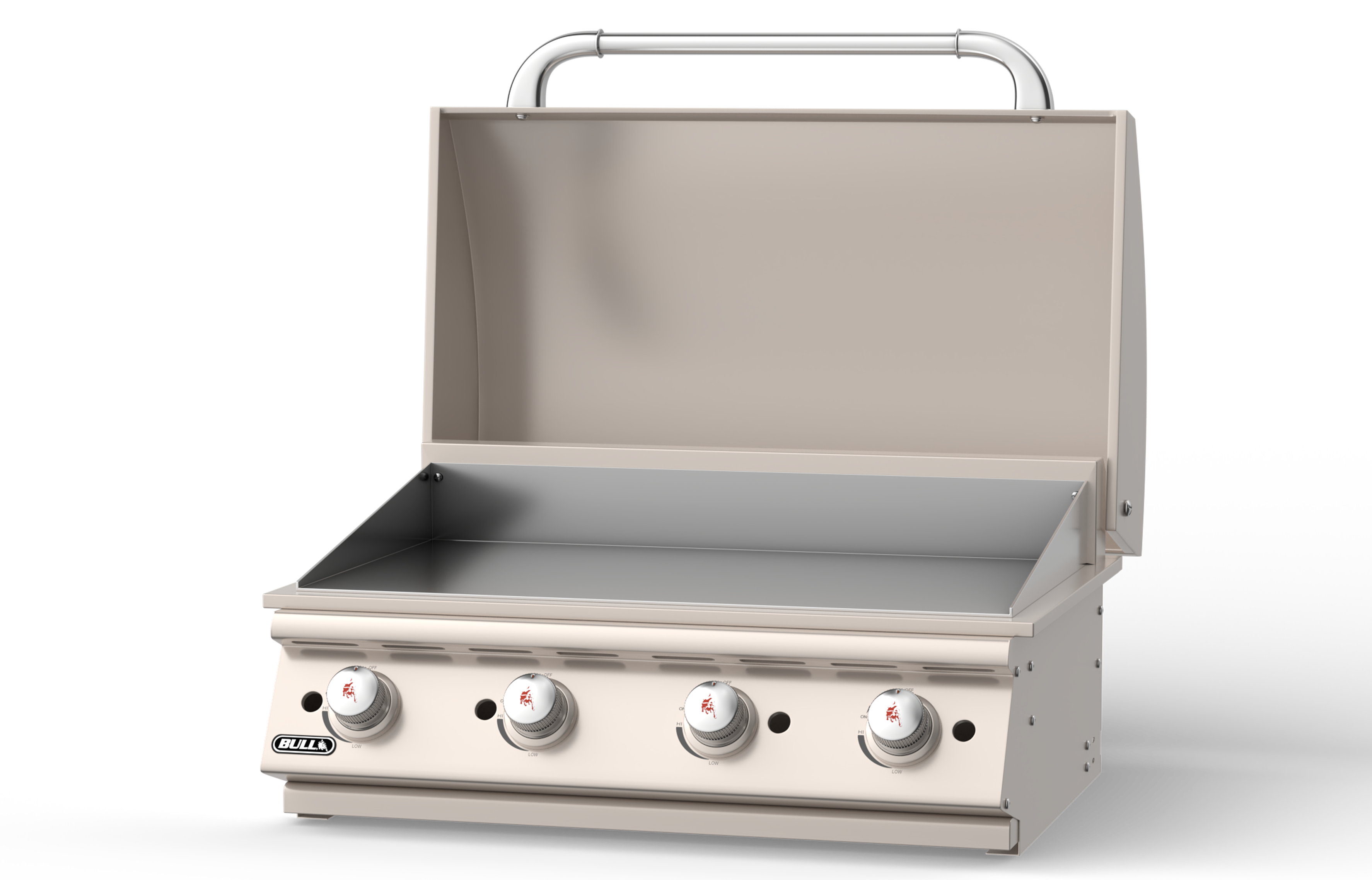 Bull Grills 30-Inch Stainless Steel Natural Gas or Propane Gas Flat Top Grill-92008/9