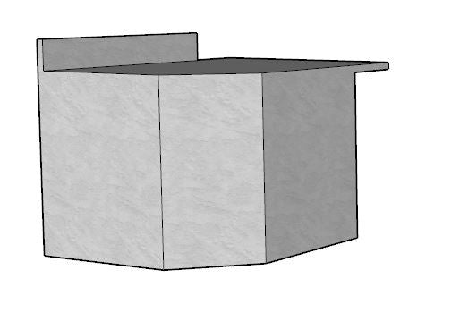 42" Corner DIY Outdoor Kitchen Frame Kit-ARP42CC