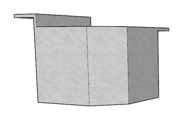 42" Corner DIY Outdoor Kitchen Frame Kit-ARP42CC