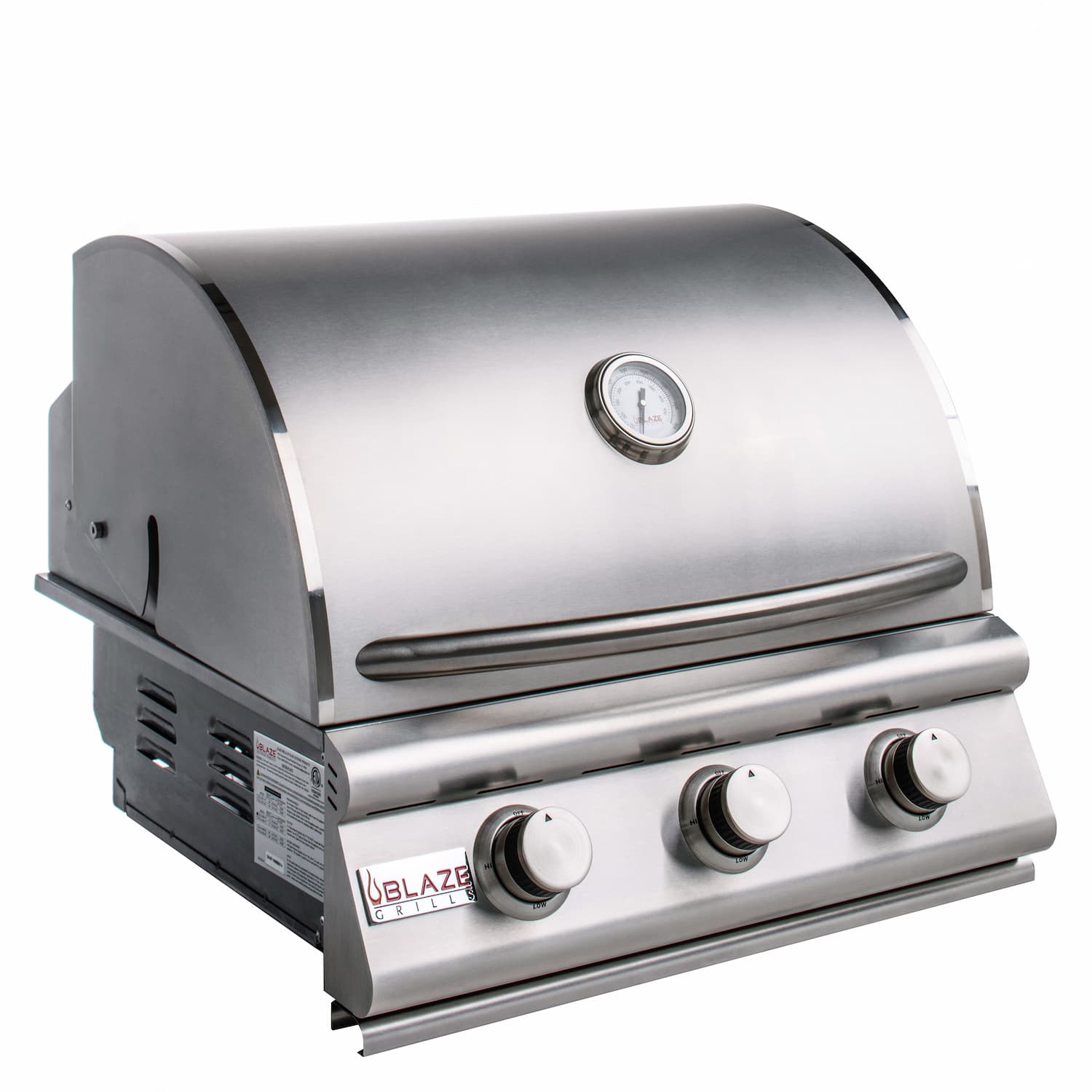 Blaze Prelude 25-Inch 3-Burner Built-In Natural Gas or LP Propane Gas Grill-BLZ-3LBM