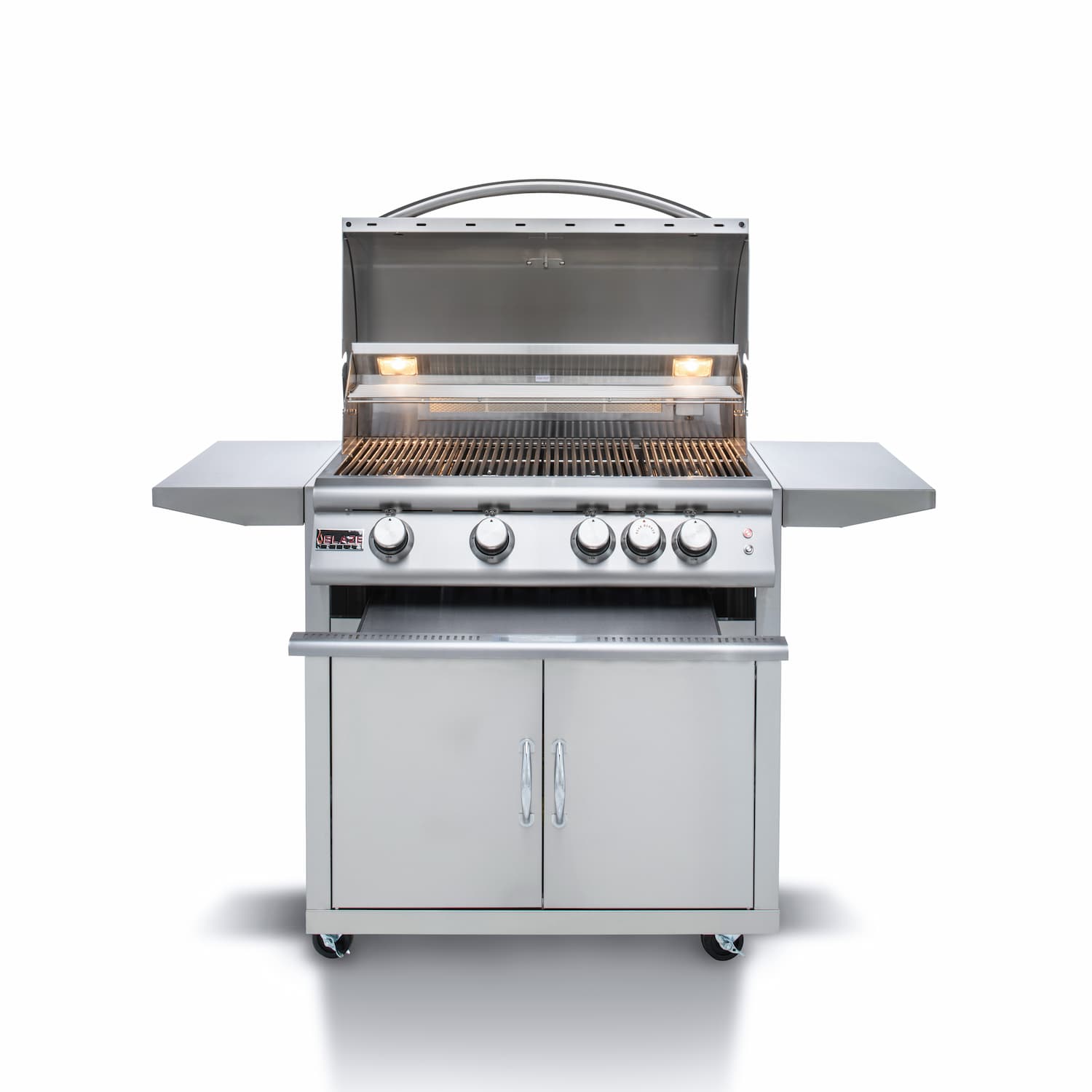 Blaze LTE 32-Inch 4-Burner Built-In Propane Or Natural Gas Grill With Rear Infrared Burner & Grill Lights-BLZ-4LTE2