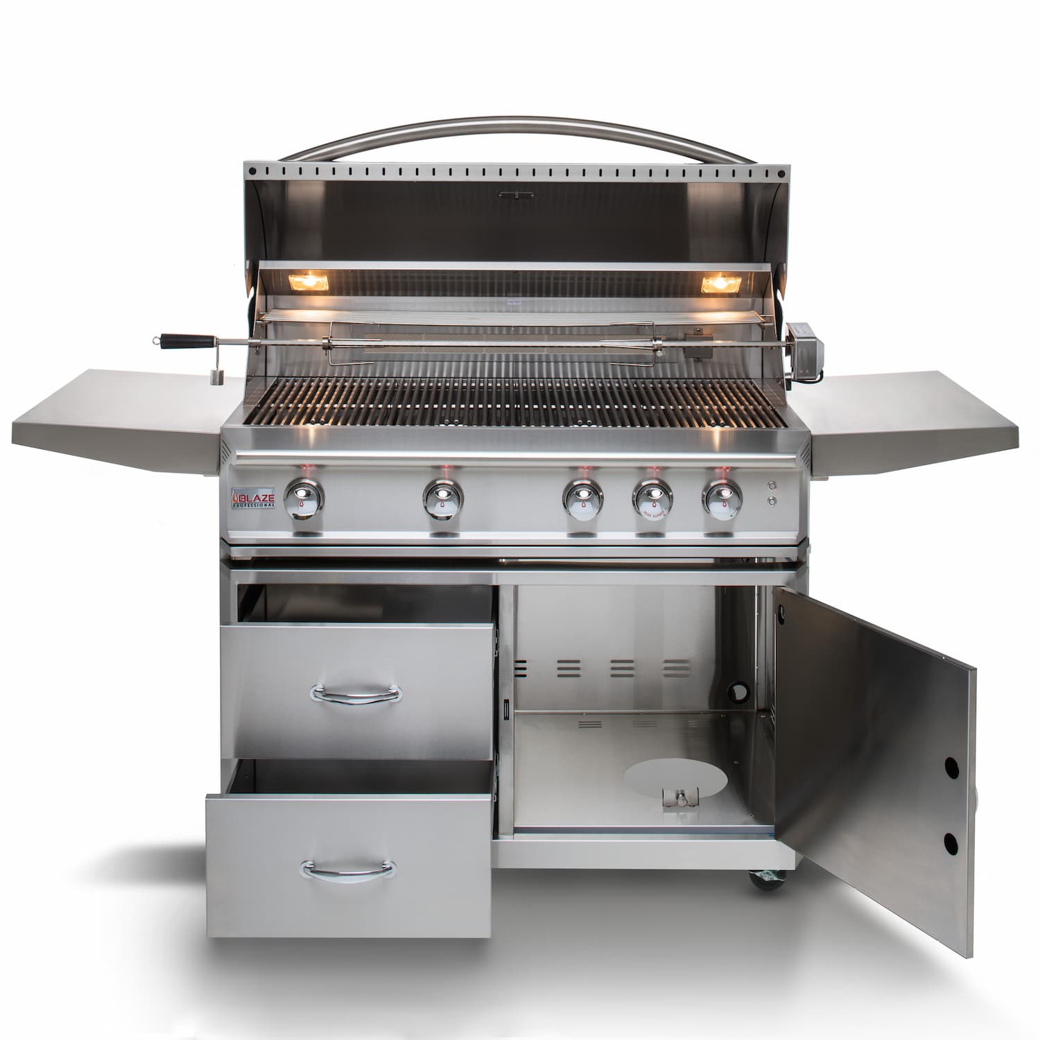 Blaze Professional LUX 44" Built-In Gas Grill with Rear Infrared Burner - BLZ-4PRO