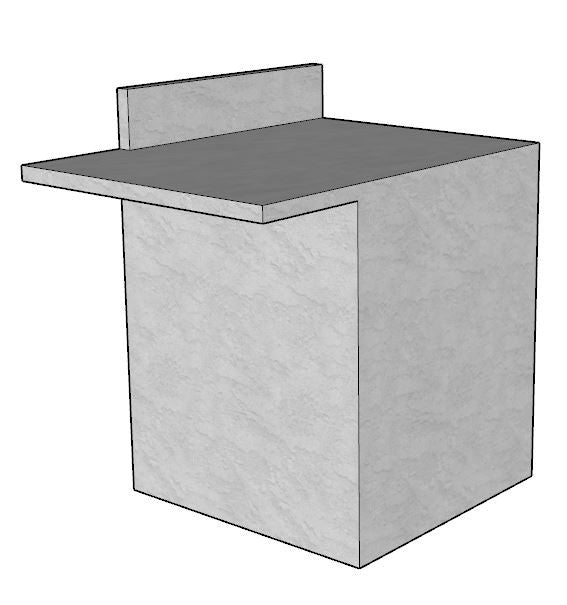 90 Degree DIY Outdoor Kitchen Frame Kit-ALRP90