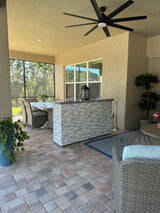 Fenix Vision 360 Luxury Outdoor TV Lift Cabinet Stone Collection-FENFINTVST