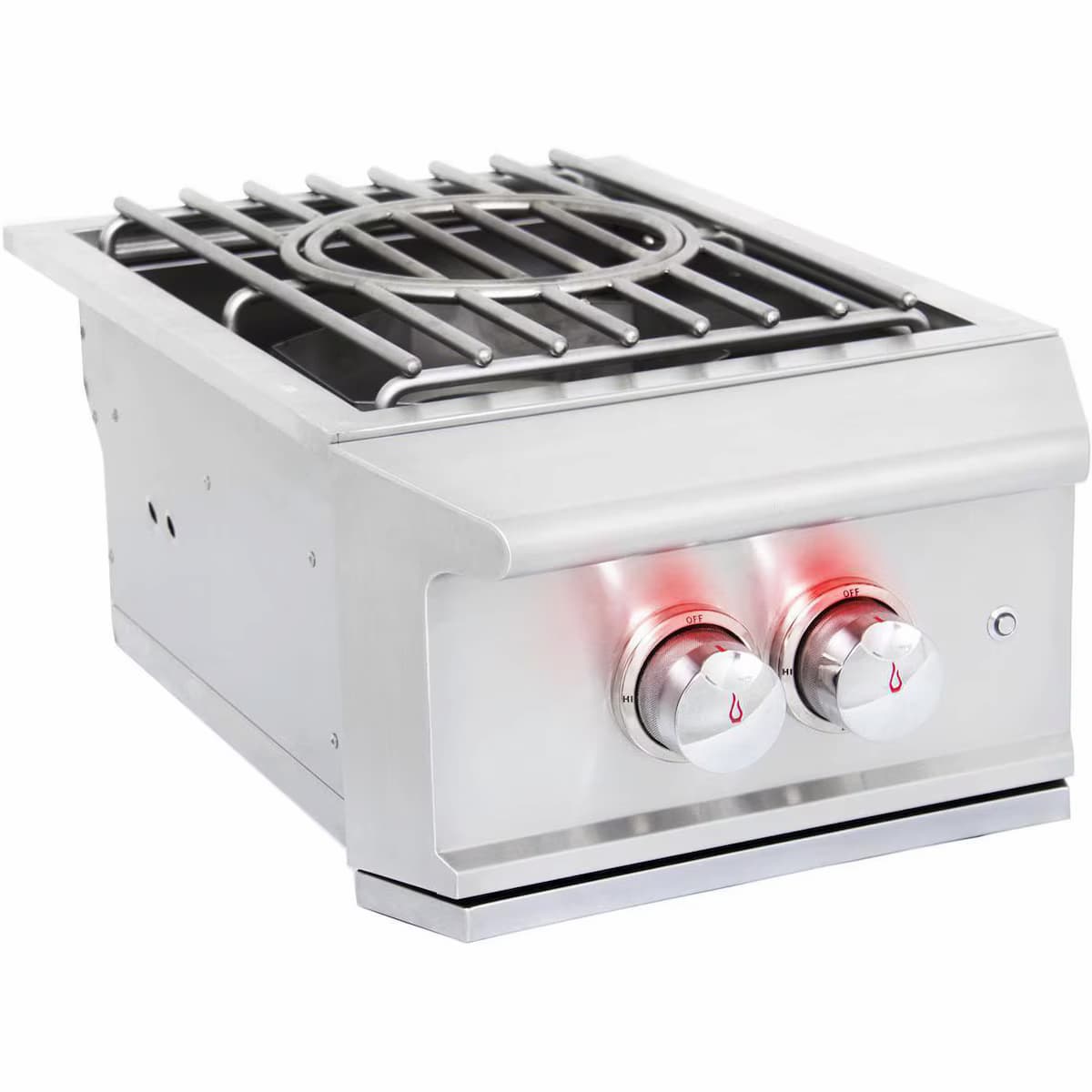 Blaze Professional Built-In Gas High Performance Power Burner W/ Wok Ring & Stainless Steel Lid-BLZ-PROPB