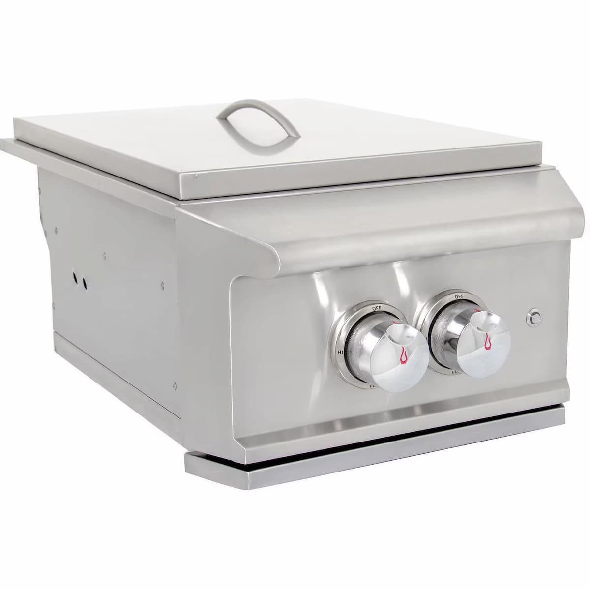 Blaze Professional Built-In Gas High Performance Power Burner W/ Wok Ring & Stainless Steel Lid-BLZ-PROPB
