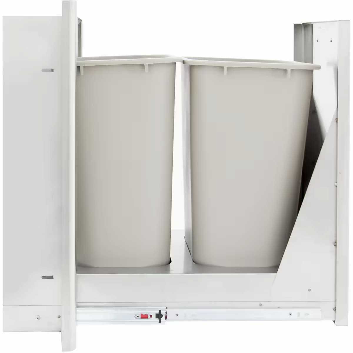 Blaze 20-Inch Roll-Out Double Trash / Recycling Bin-BLZ-TREC-DRW-H