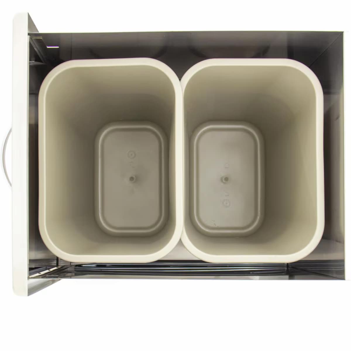 Blaze 20-Inch Roll-Out Double Trash / Recycling Bin-BLZ-TREC-DRW-H