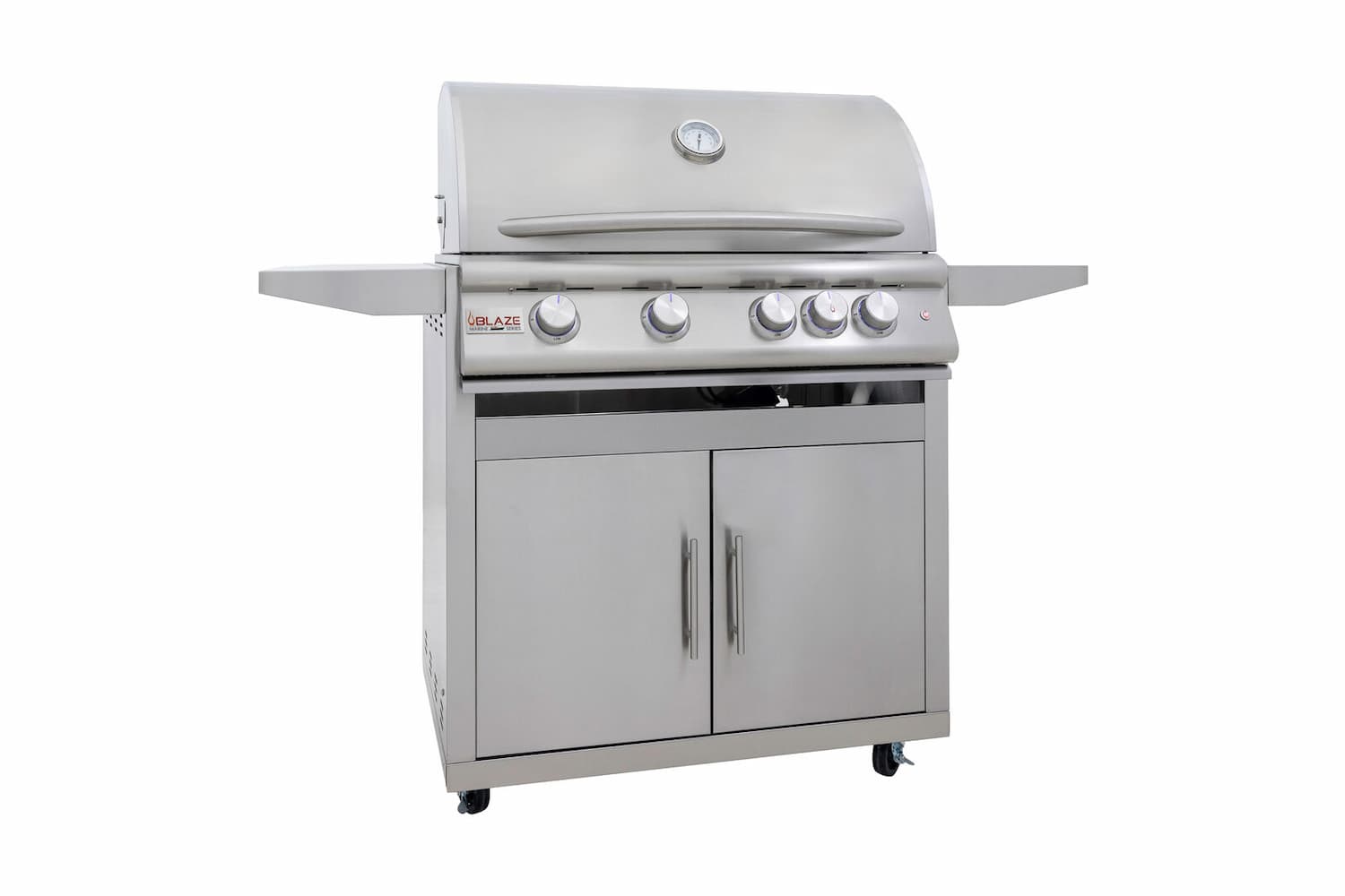 Blaze Professional Marine Grade 32 Inch 4 Burner Natural Or Propane Gas Grill-BLZ-4LTE2MG