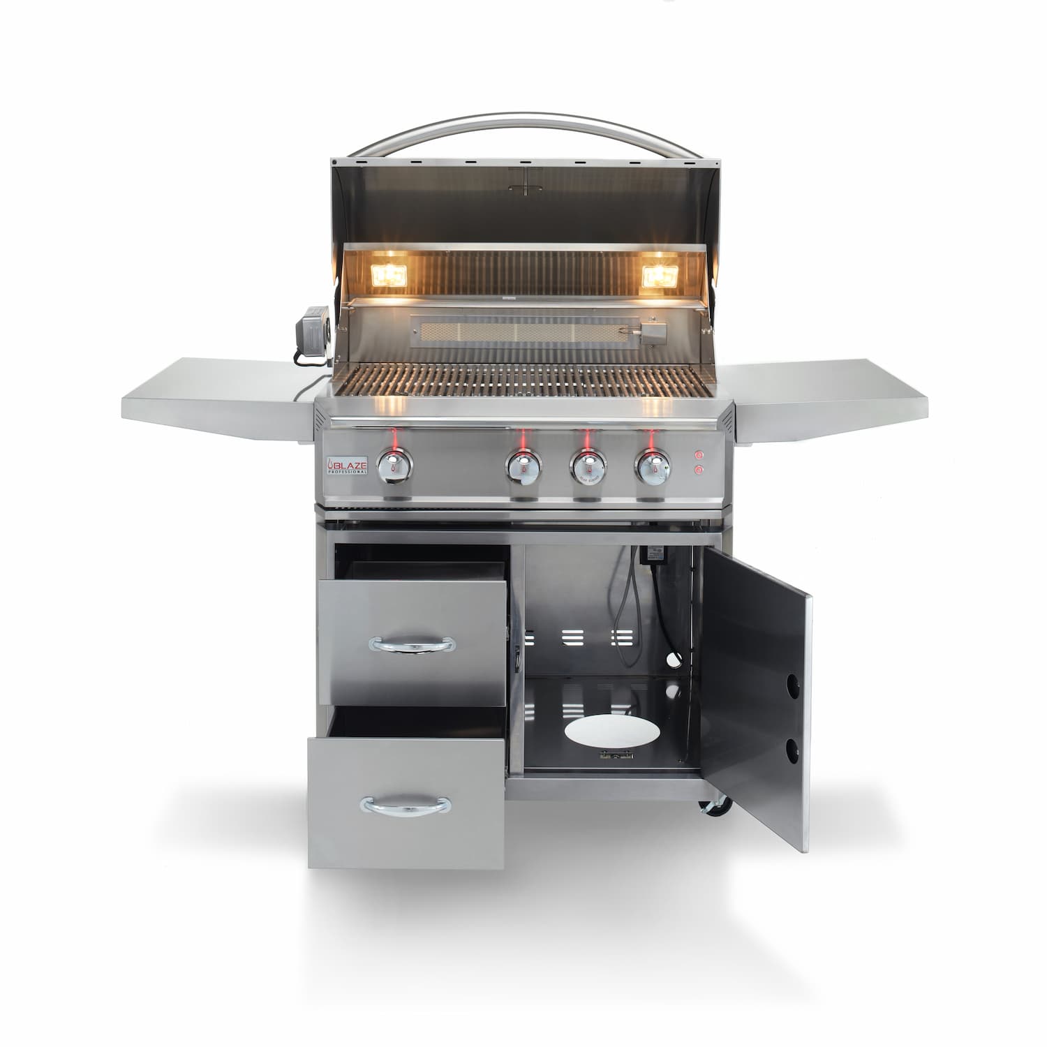 Blaze Professional LUX 34 Inch 3 Burner Natural Or Propane Gas Grill - BLZ-3PRO