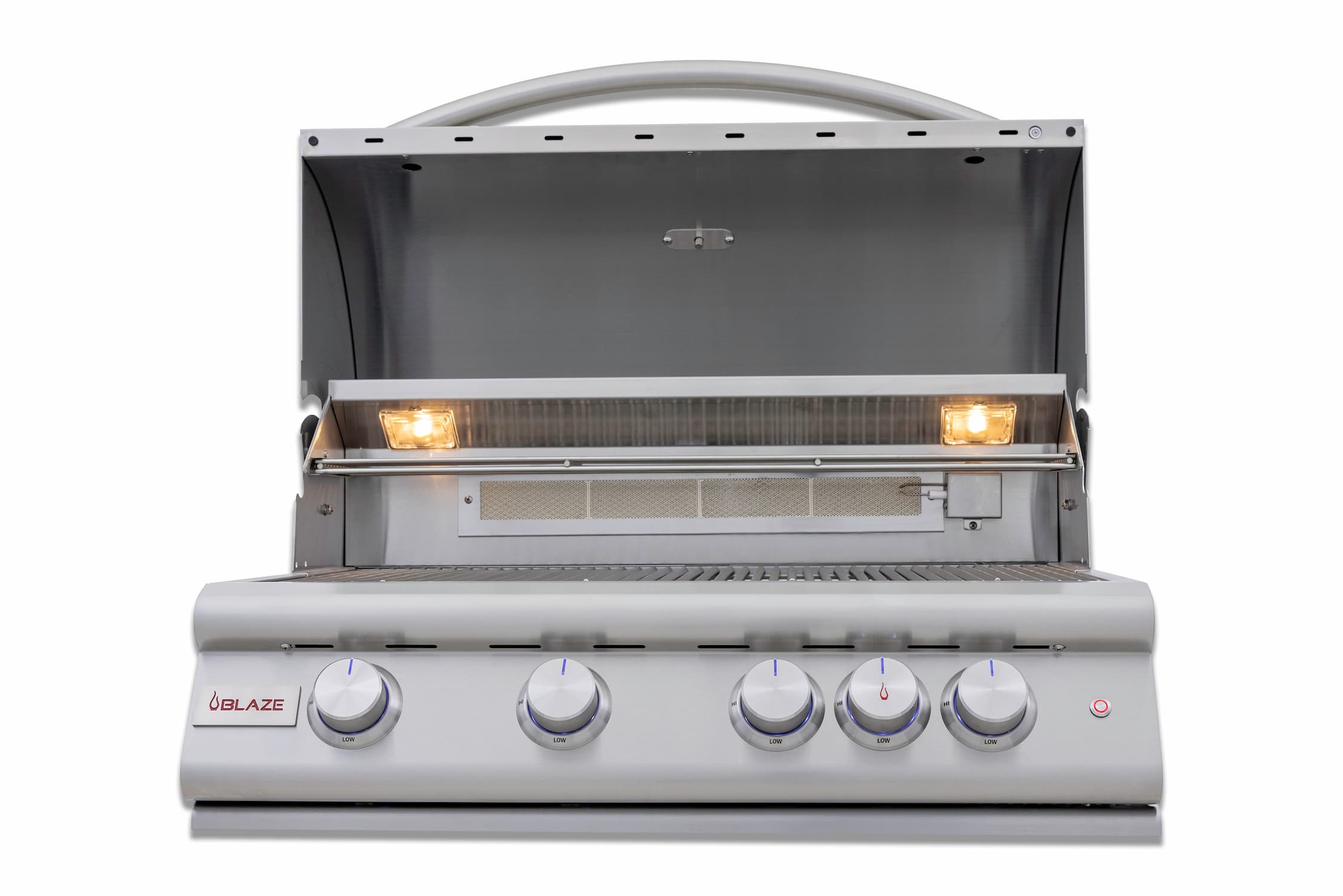 Blaze Professional Marine Grade 32 Inch Plus 4 Burner Natural Or Propane Gas Grill-BLZ-4LTE3MG