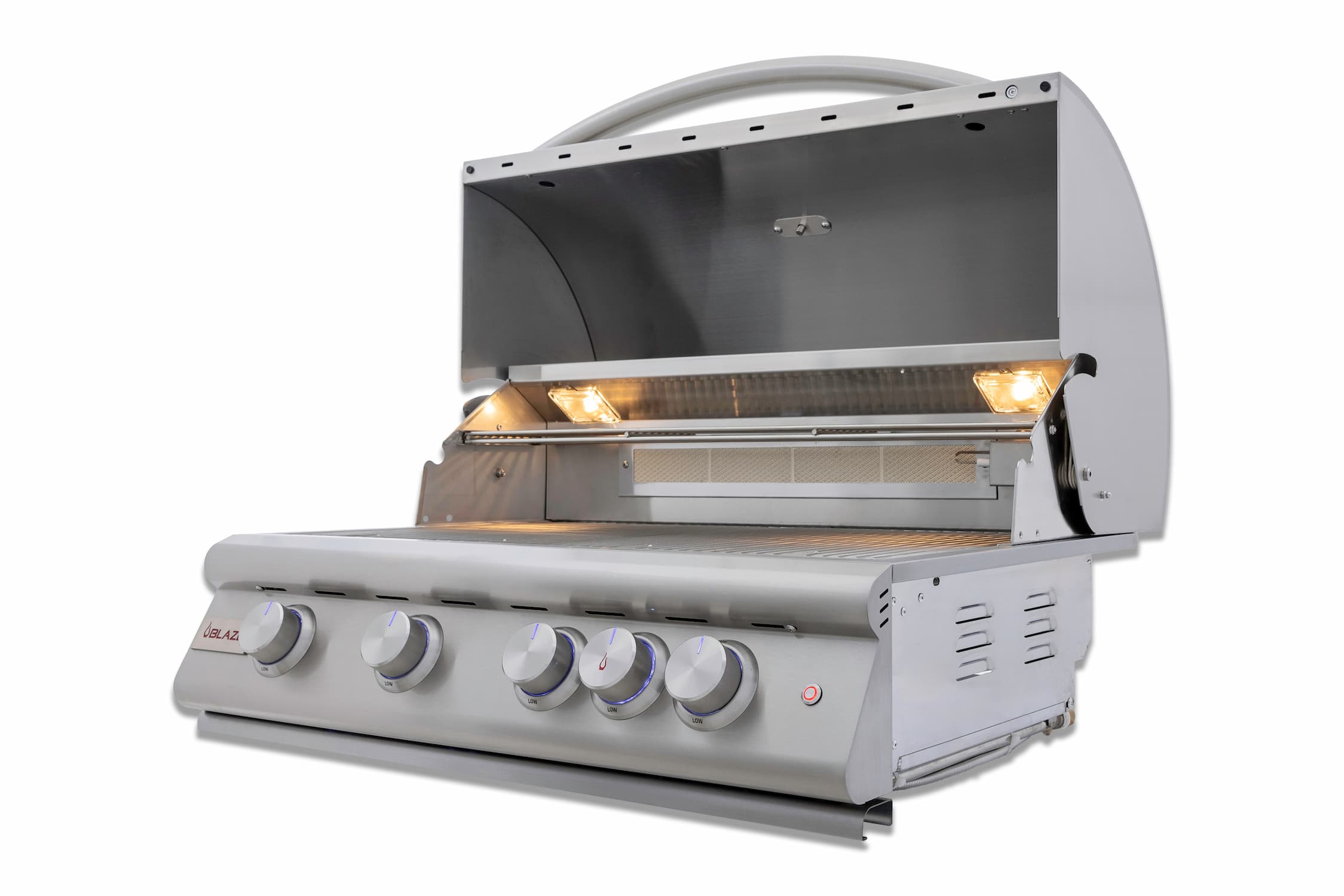 Blaze Professional Marine Grade 32 Inch Plus 4 Burner Natural Or Propane Gas Grill-BLZ-4LTE3MG