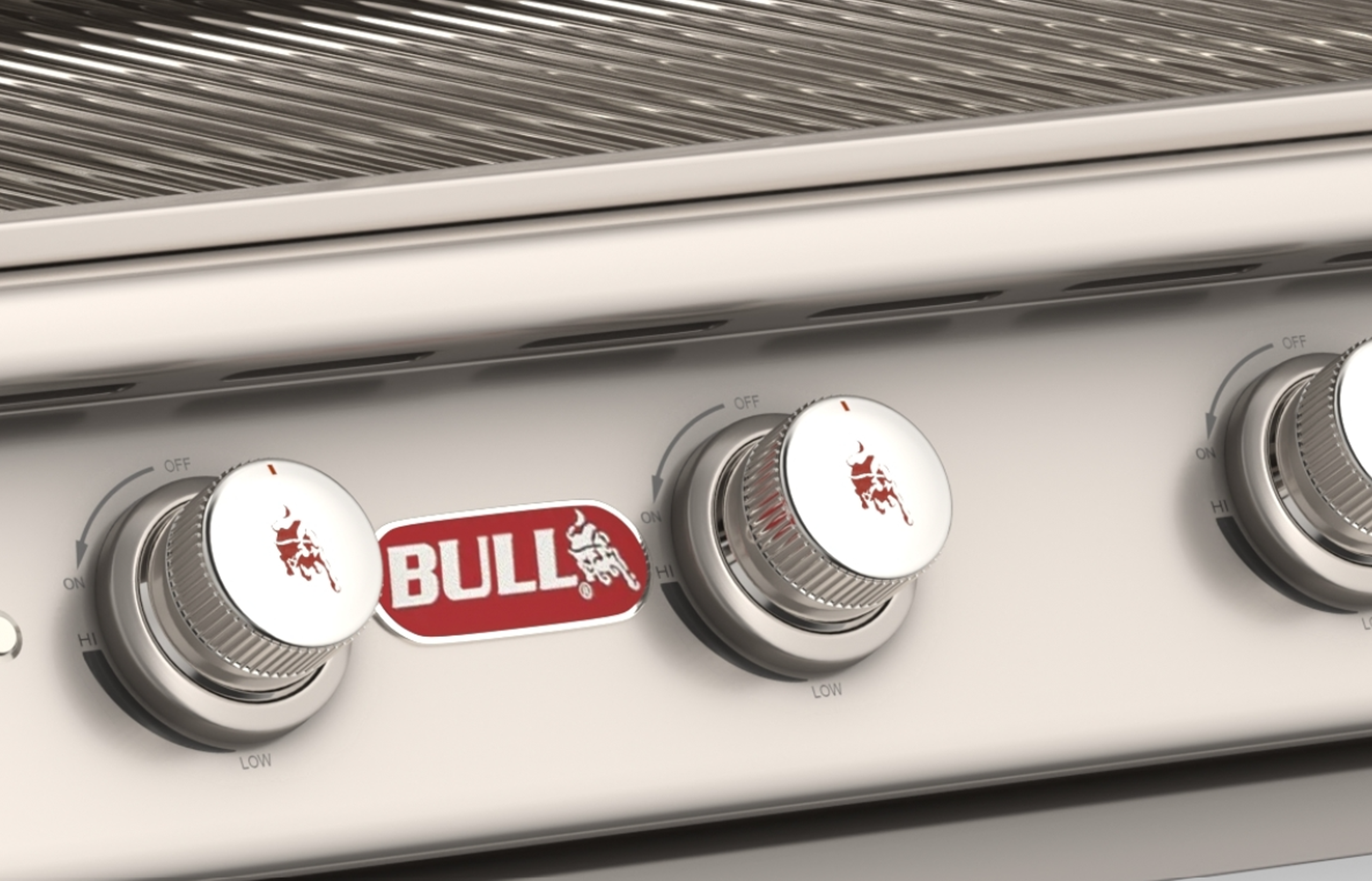 Bull Lonestar Select 30-Inch 4-Burner Built-In Natural Gas or Propane Gas Grill-87048/9