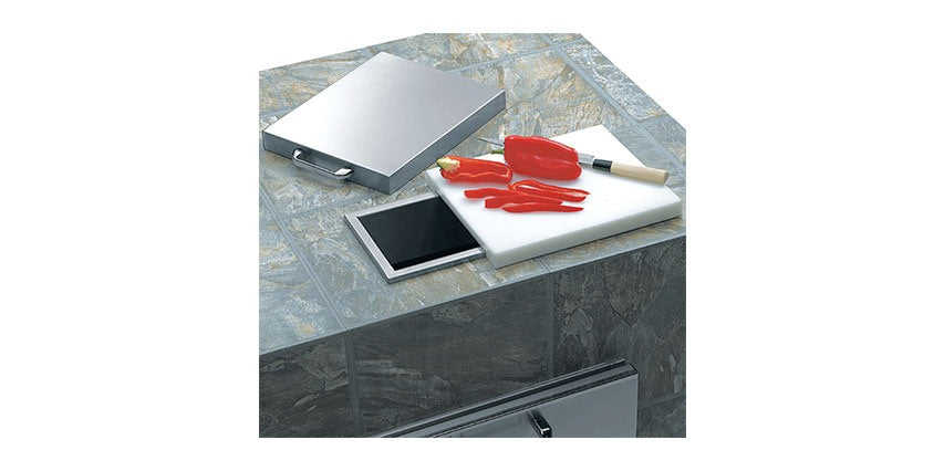 Lynx Countertop Trash Chute With Cutting Board And Cover - L18TS
