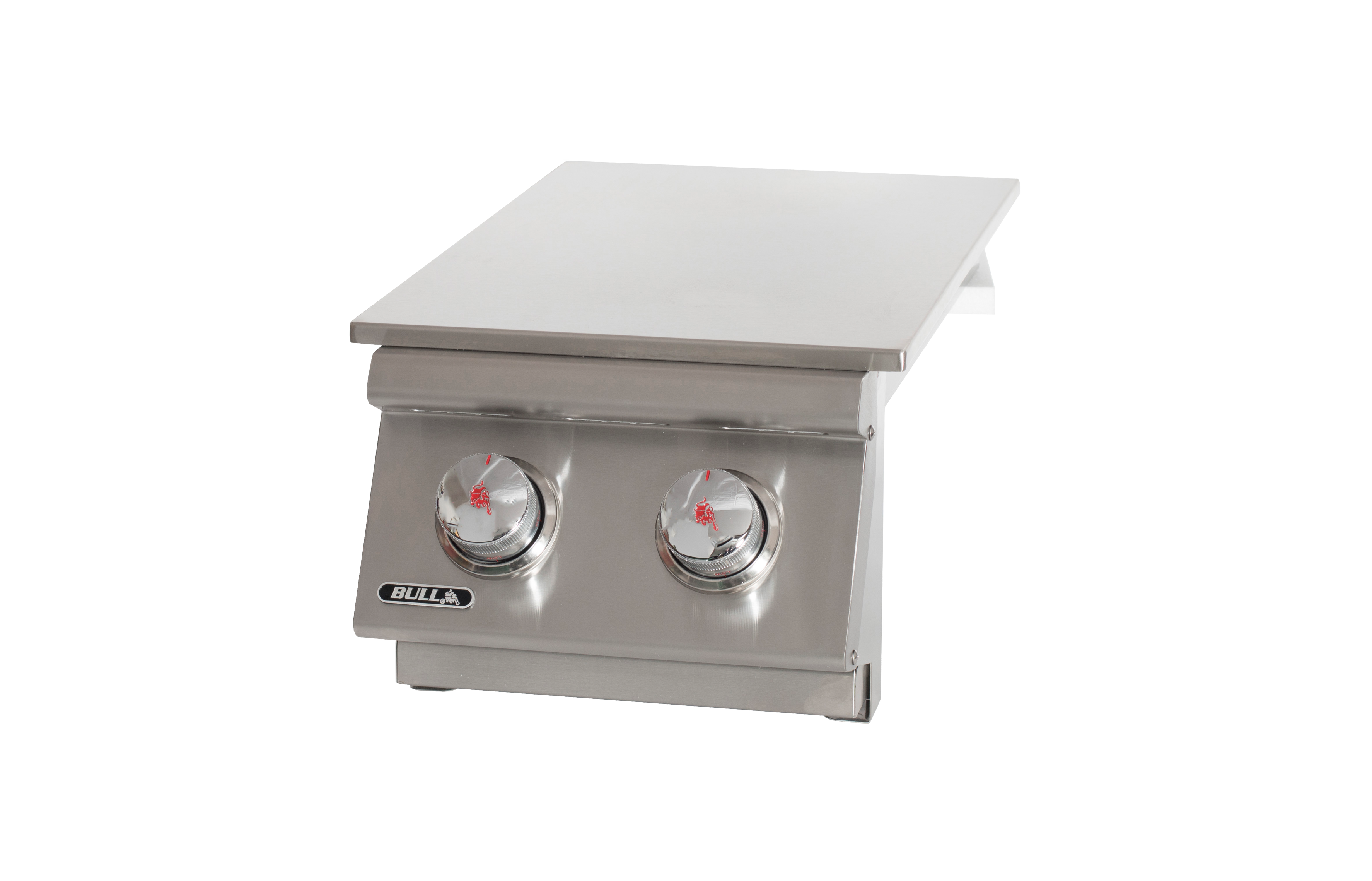 Bull Built-In Natural Gas and Propane Gas Double Side Burner W/ Stainless Steel Lid -300008/9