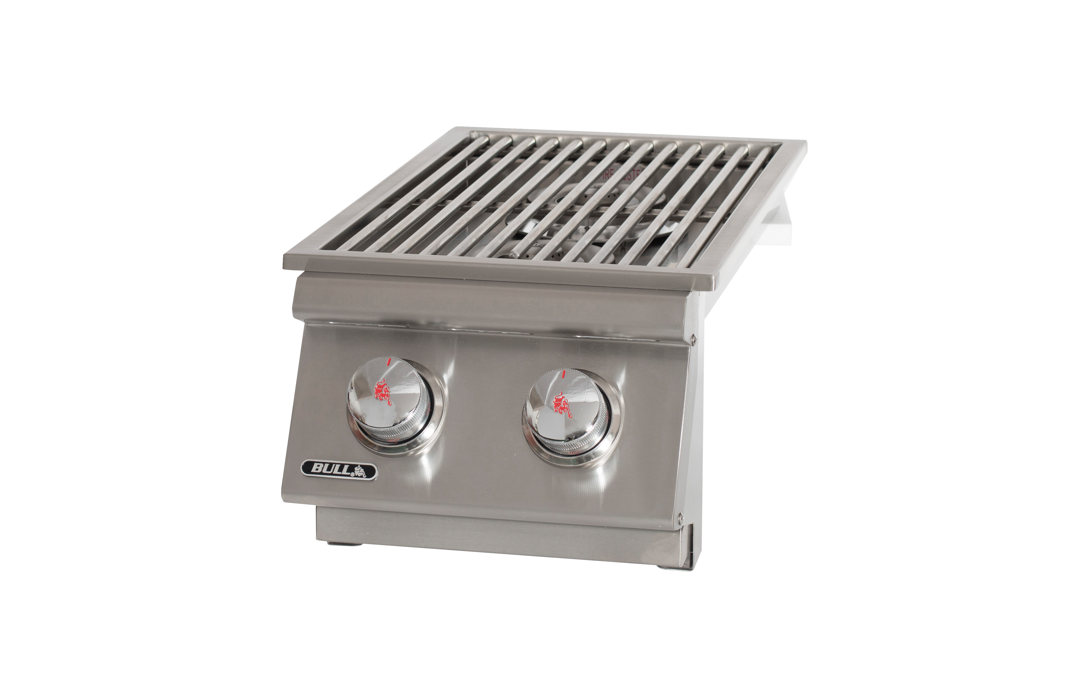 Bull Built-In Natural Gas and Propane Gas Double Side Burner W/ Stainless Steel Lid -300008/9