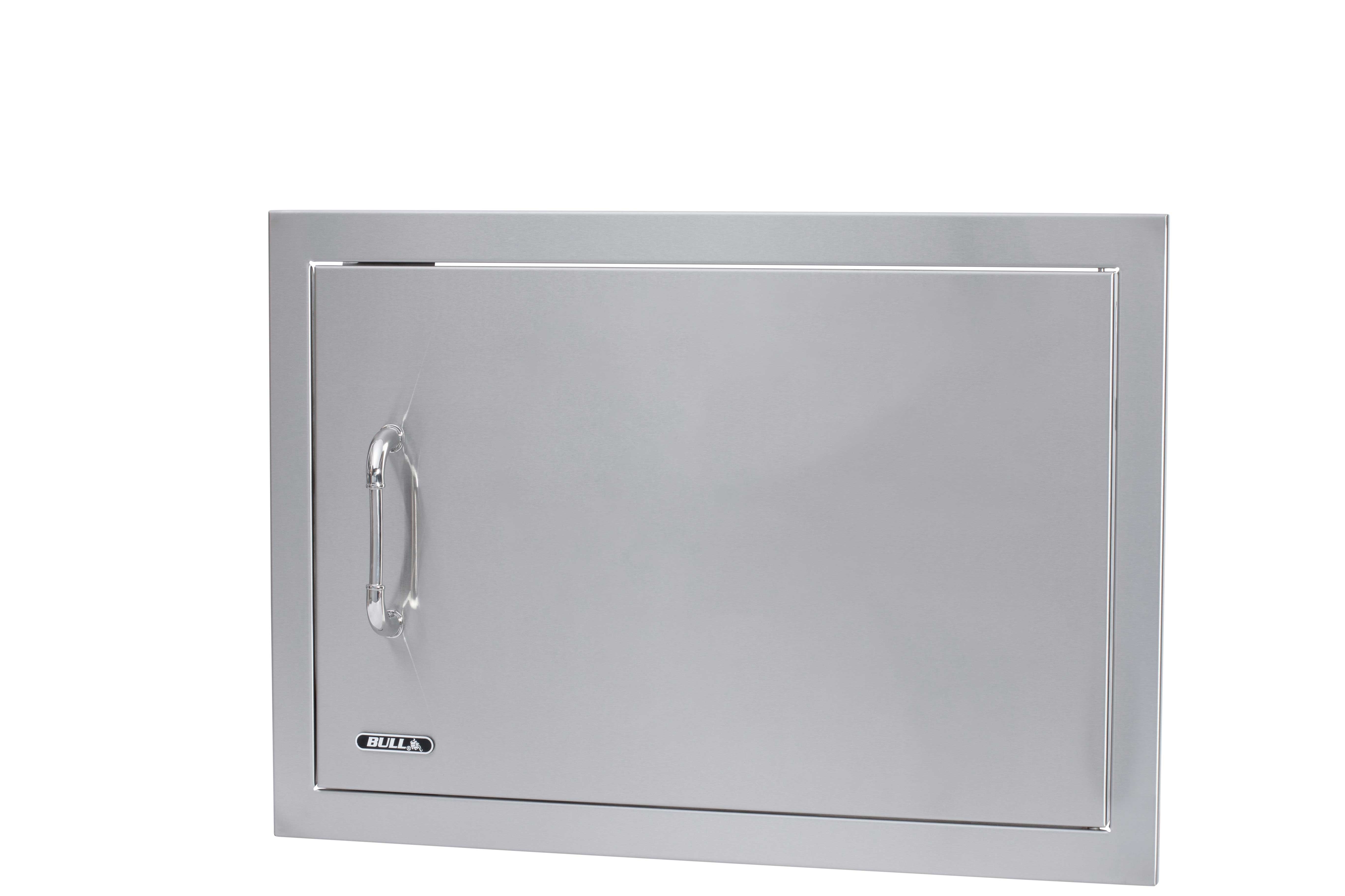 Bull 25-Inch Right Hinged Stainless Steel Single Access Door W/ Reveal - Horizontal-89990