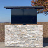 Fenix Vision 360 Luxury Outdoor TV Lift Cabinet Stone Collection-FENFINTVST
