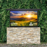Fenix Vision 360 Luxury Outdoor TV Lift Cabinet Stone Collection-FENFINTVST