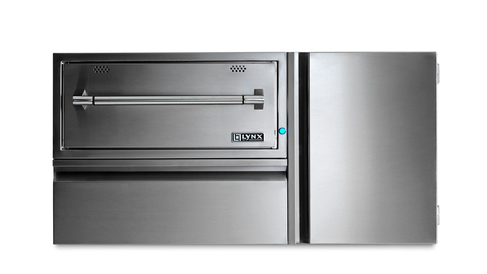 Lynx Professional 42-Inch Convenience Center With Built-In 120V Electric Warming Drawer & Propane Tank Storage - L42CC-1