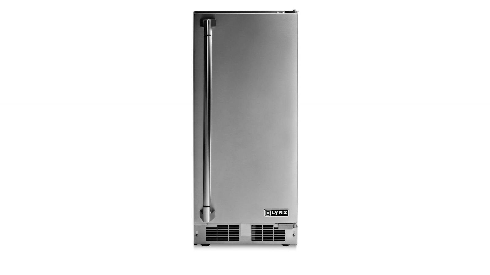 Lynx Professional Stainless Steel 27 Lb. Outdoor Ice Machine Left Or Right Hinge-LN15ICE
