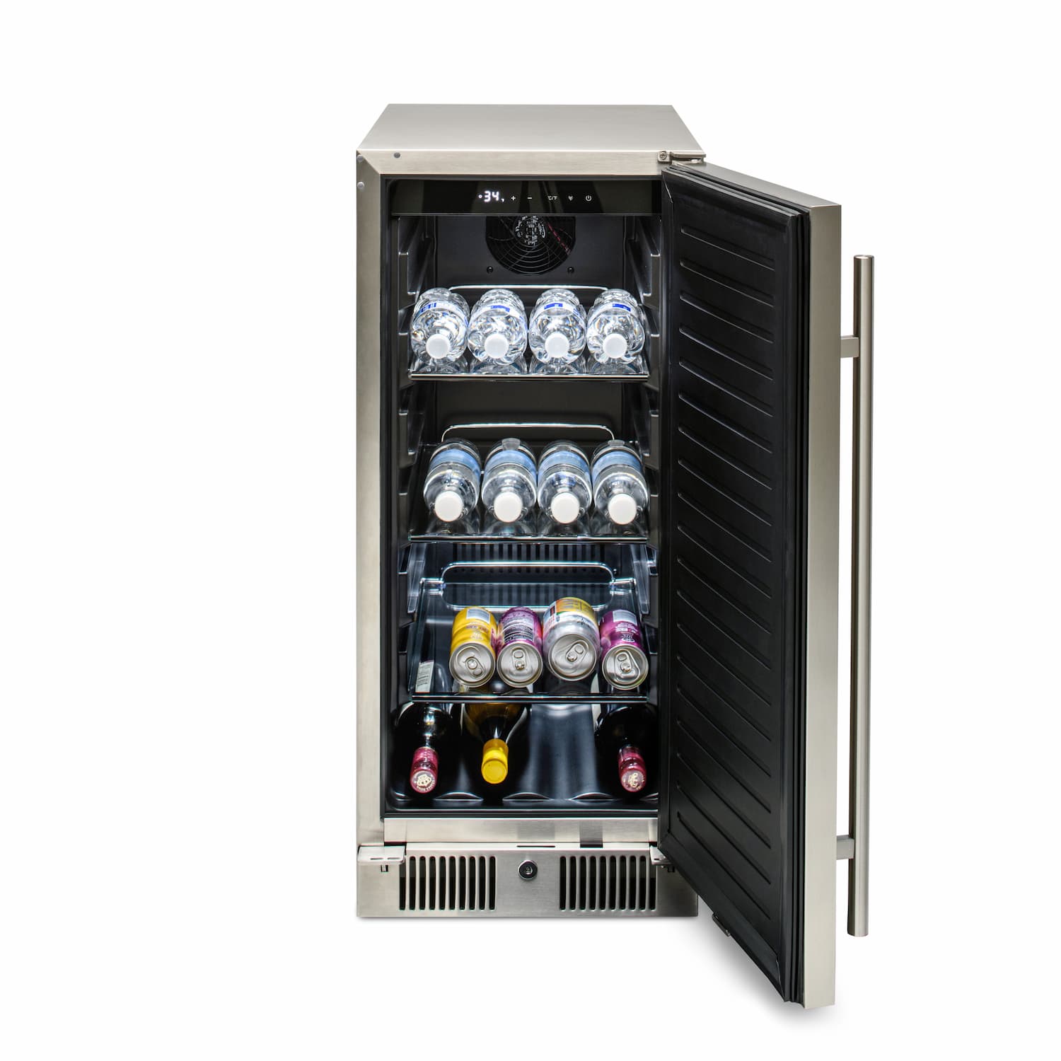 Blaze 15-Inch 3.2 Cu. Ft. Outdoor Rated Compact Refrigerator-BLZ-SSRF-15