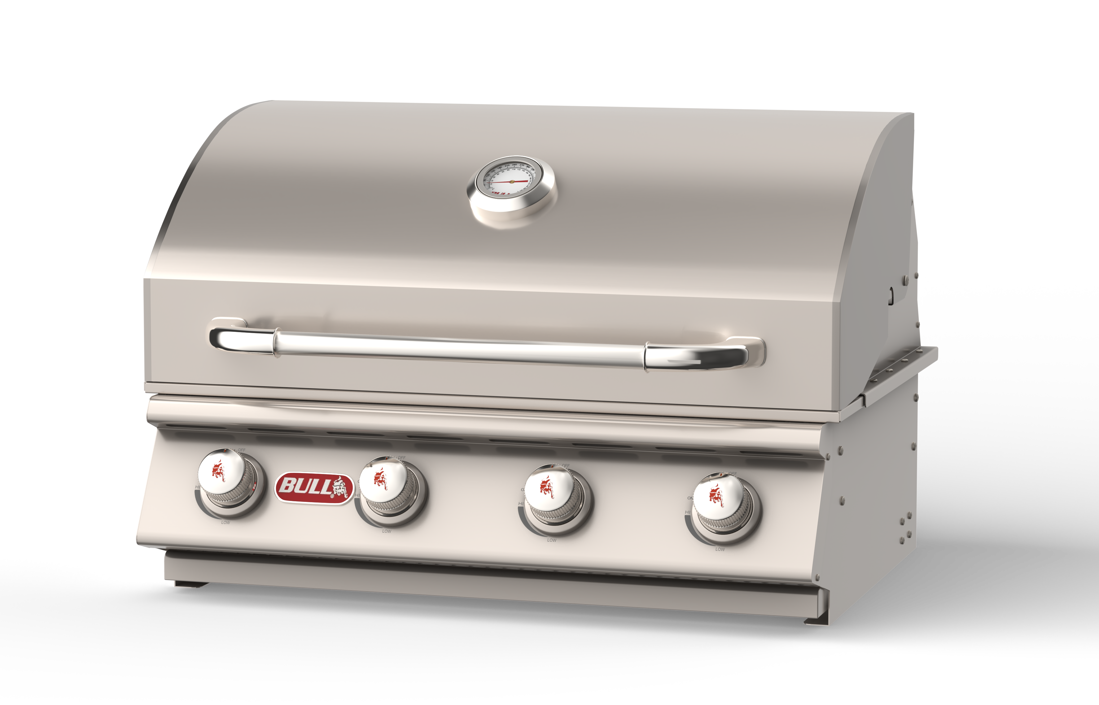 Bull Outlaw 30-Inch 4-Burner Built-In Natural Gas or Propane Gas Grill-26038/26039