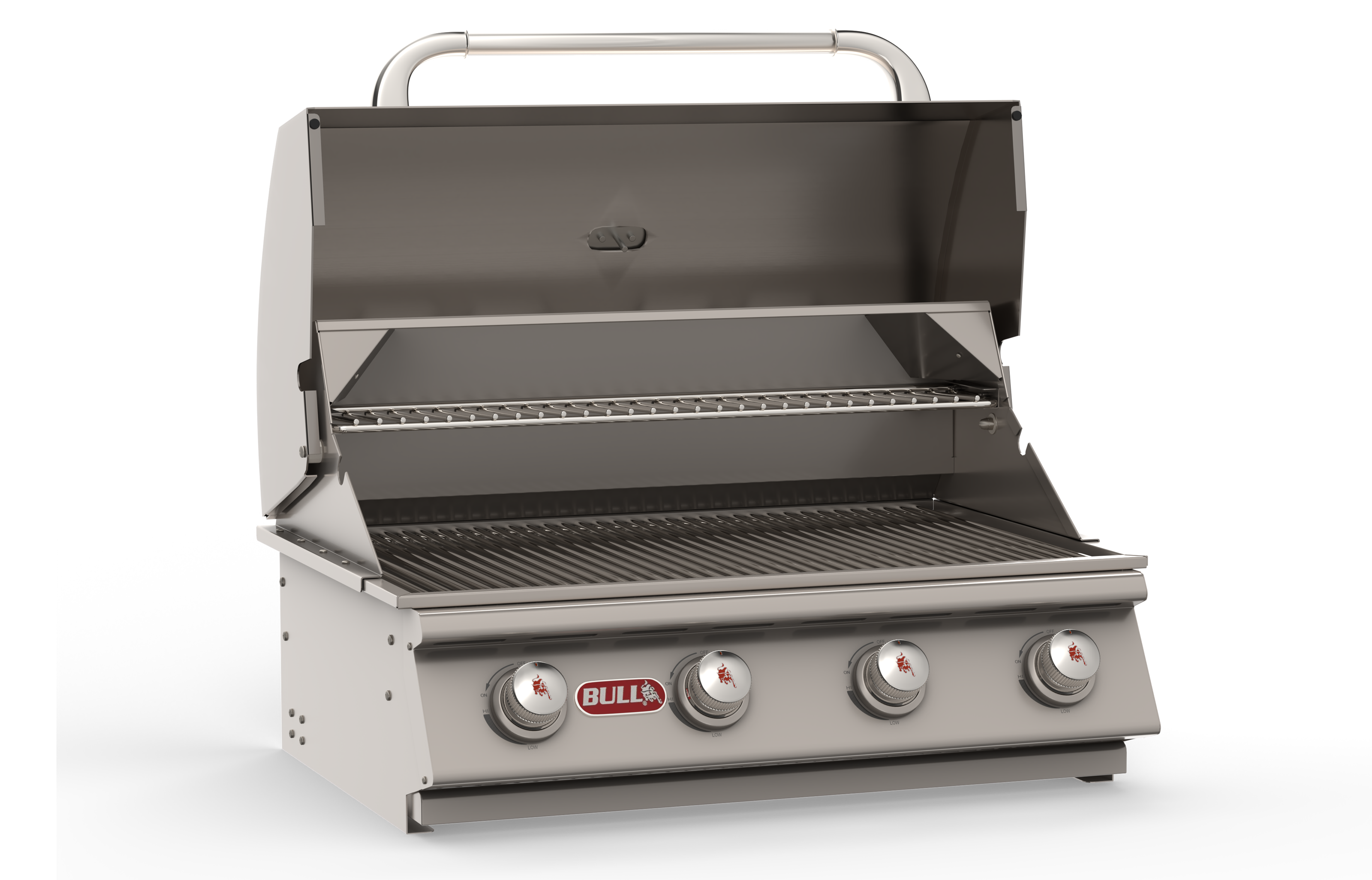 Bull Outlaw 30-Inch 4-Burner Built-In Natural Gas or Propane Gas Grill-26038/26039