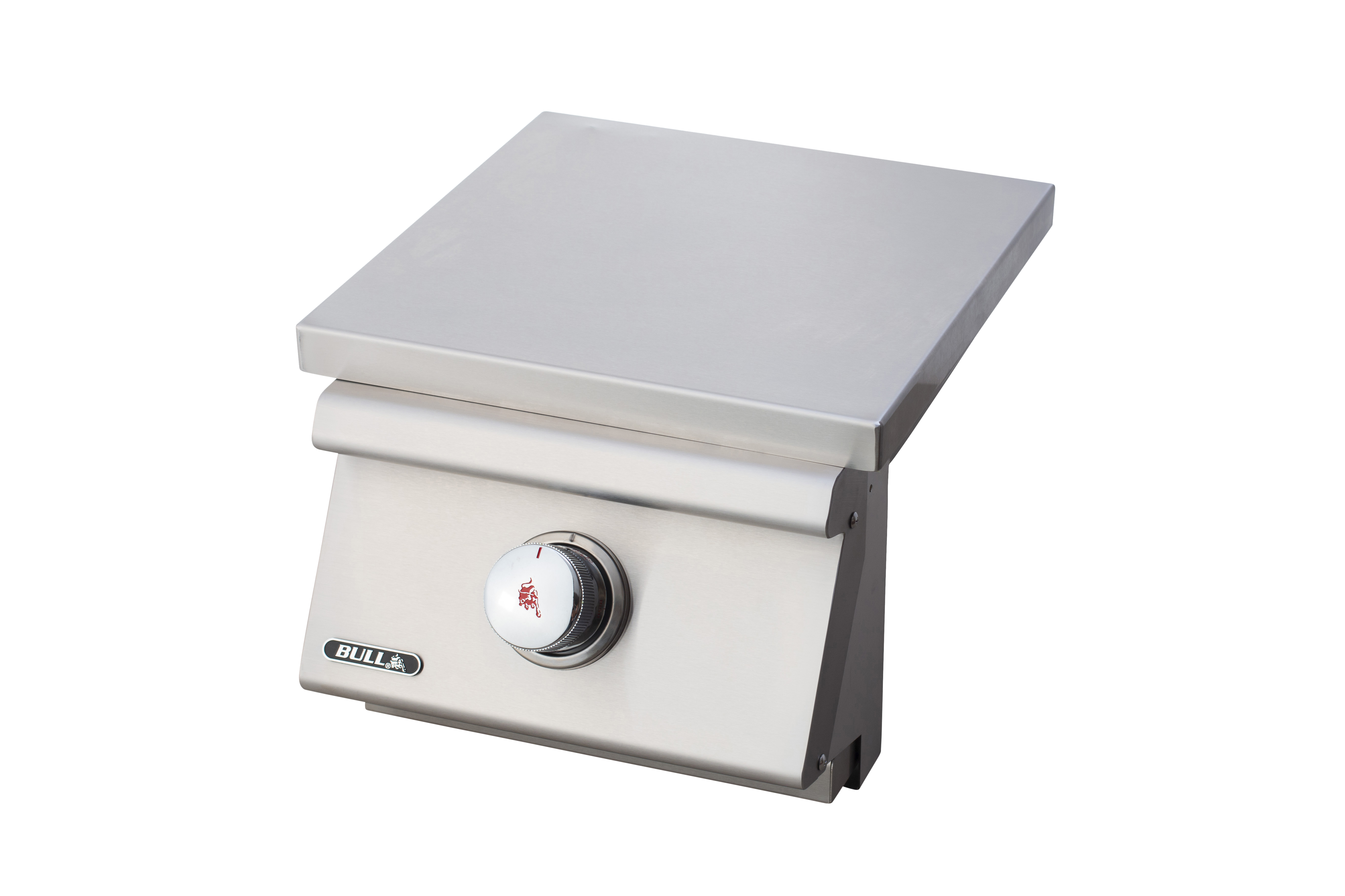 Bull Slide-In Pro Natural Gas and Propane Gas Side Burner W/ Stainless Steel Lid-60018/9