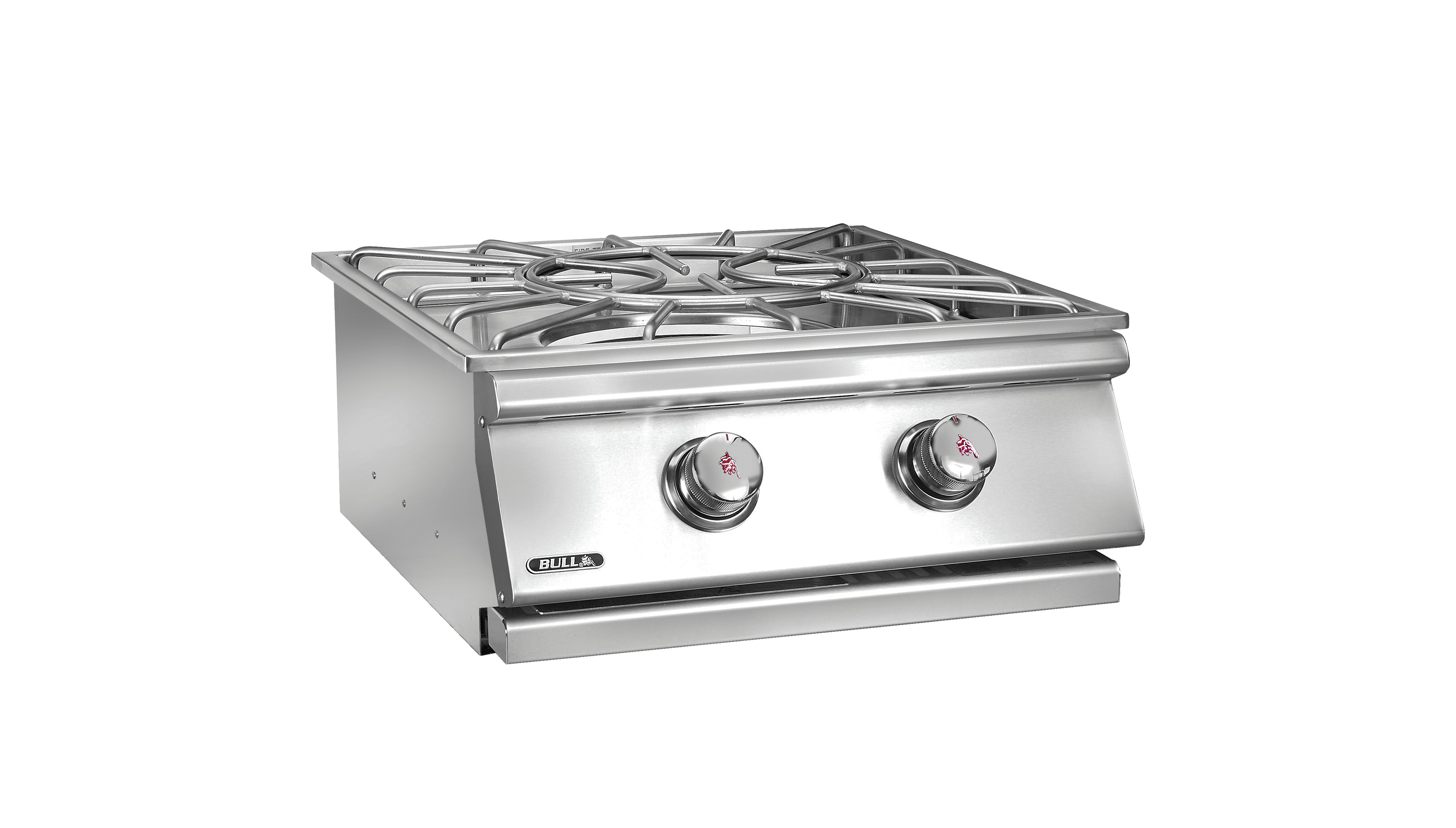 Bull Built-In Natural Gas and Propane Gas Stainless Steel Power Burner W/ Stainless Steel Lid-9600/1