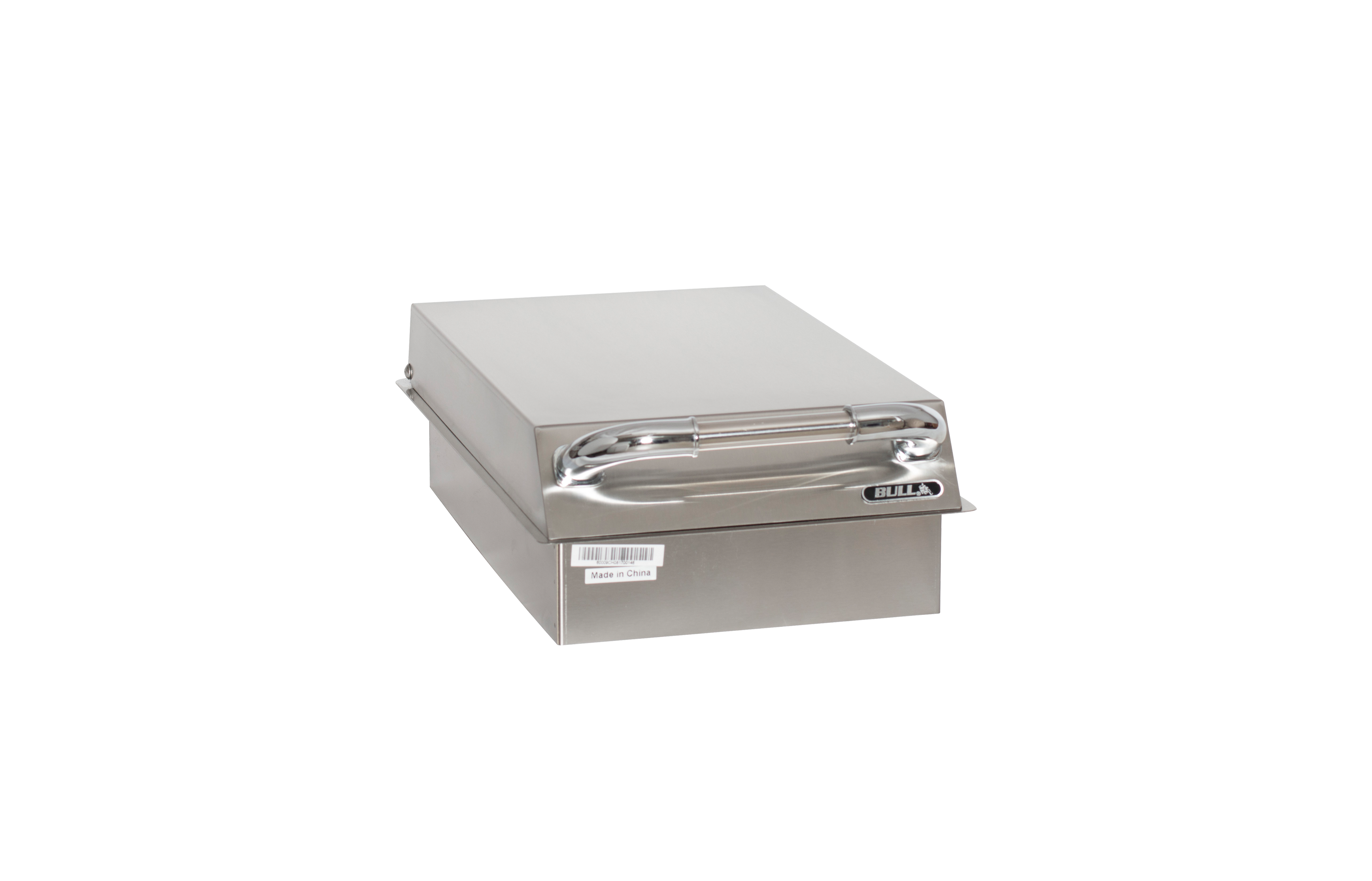 Bull Drop-In Natural Gas and Propane Gas Single Side Burner W/ Stainless Steel Lid -60008/9