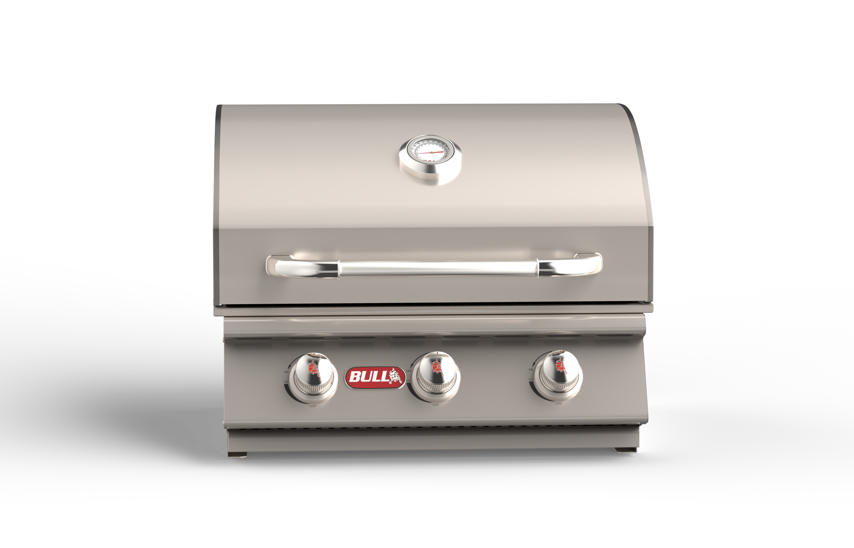 Bull Steer 30-Inch 3-Burner Built-In Natural Gas or Propane Gas Grill-69008/69009