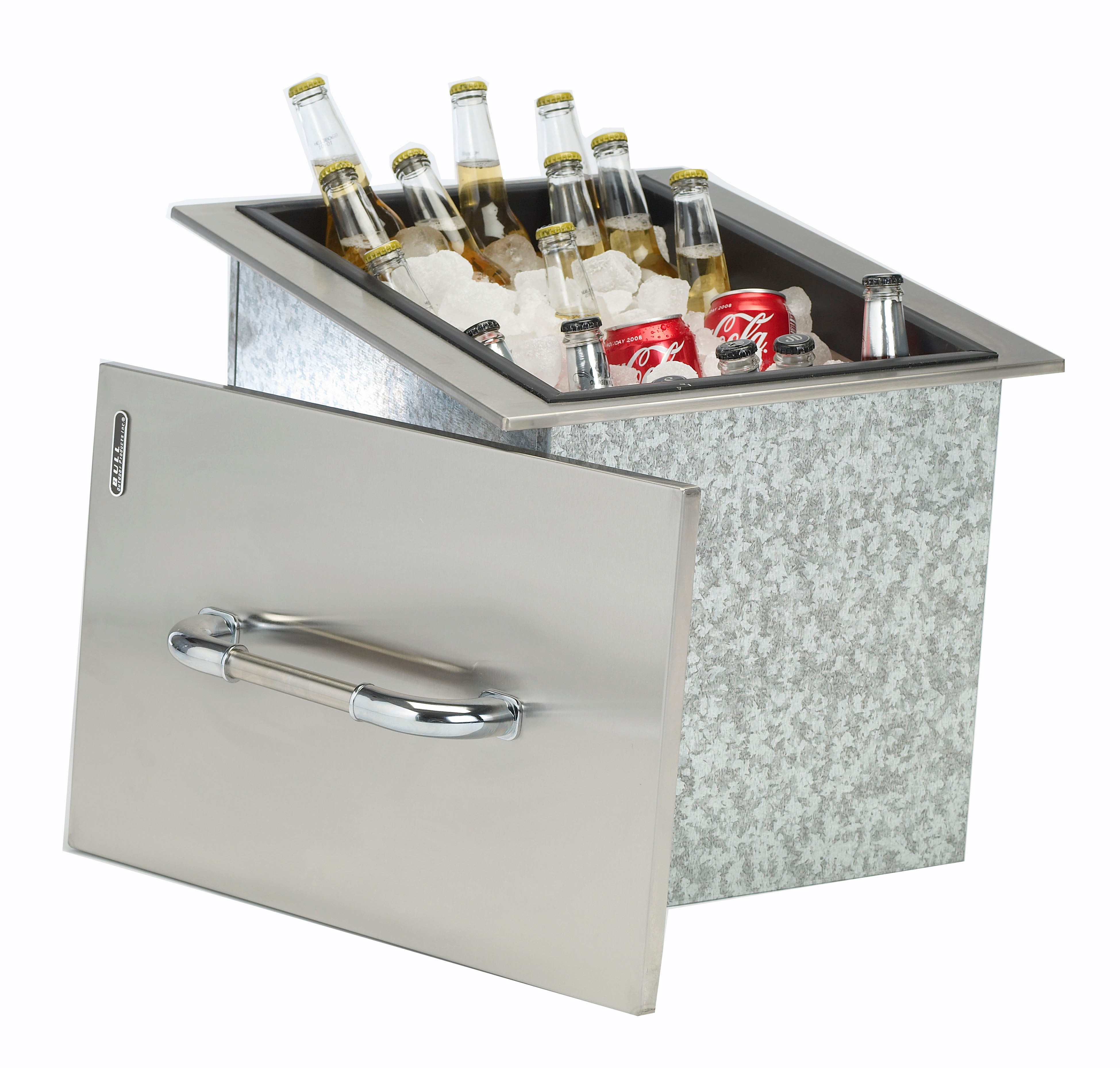 Bull 16-Inch Stainless Steel Built-In Outdoor Ice Chest-2