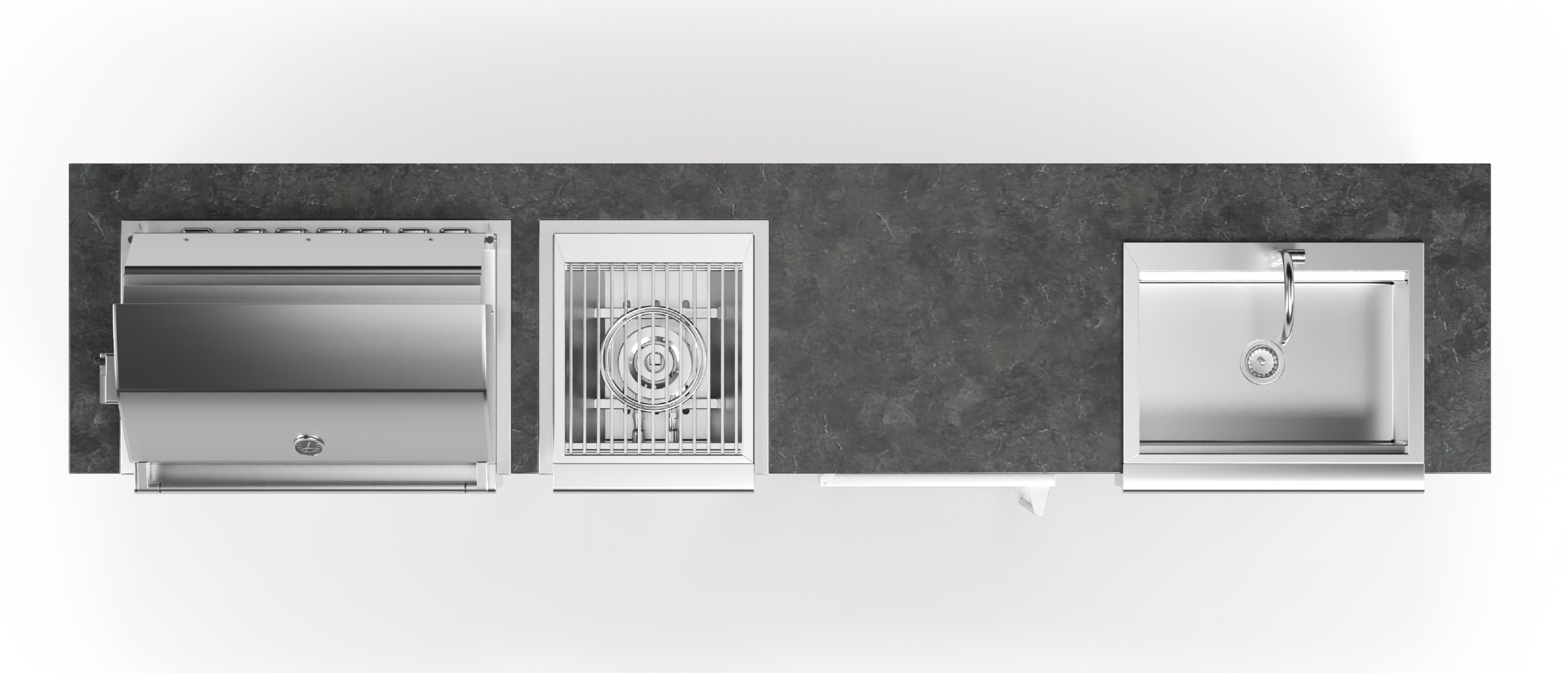 Lynx Pro Prestige Collection 144" Luxury Finished Outdoor Kitchen Package 13-LNX-13-PC