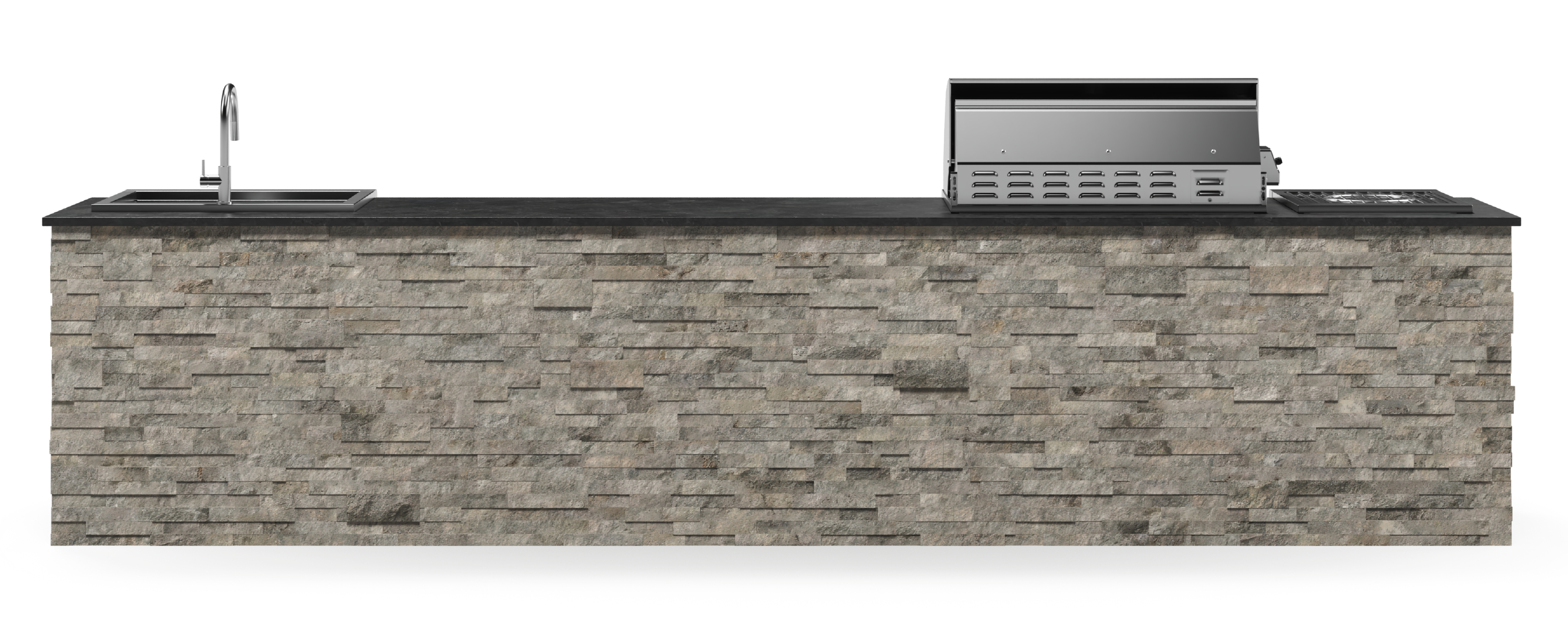 Lynx Pro Prestige Collection 168" Luxury Finished Outdoor Kitchen Package 15-LNX-15-PC