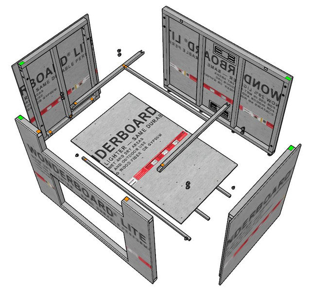 43" - 48" DIY Outdoor Kitchen Frame Kits-48