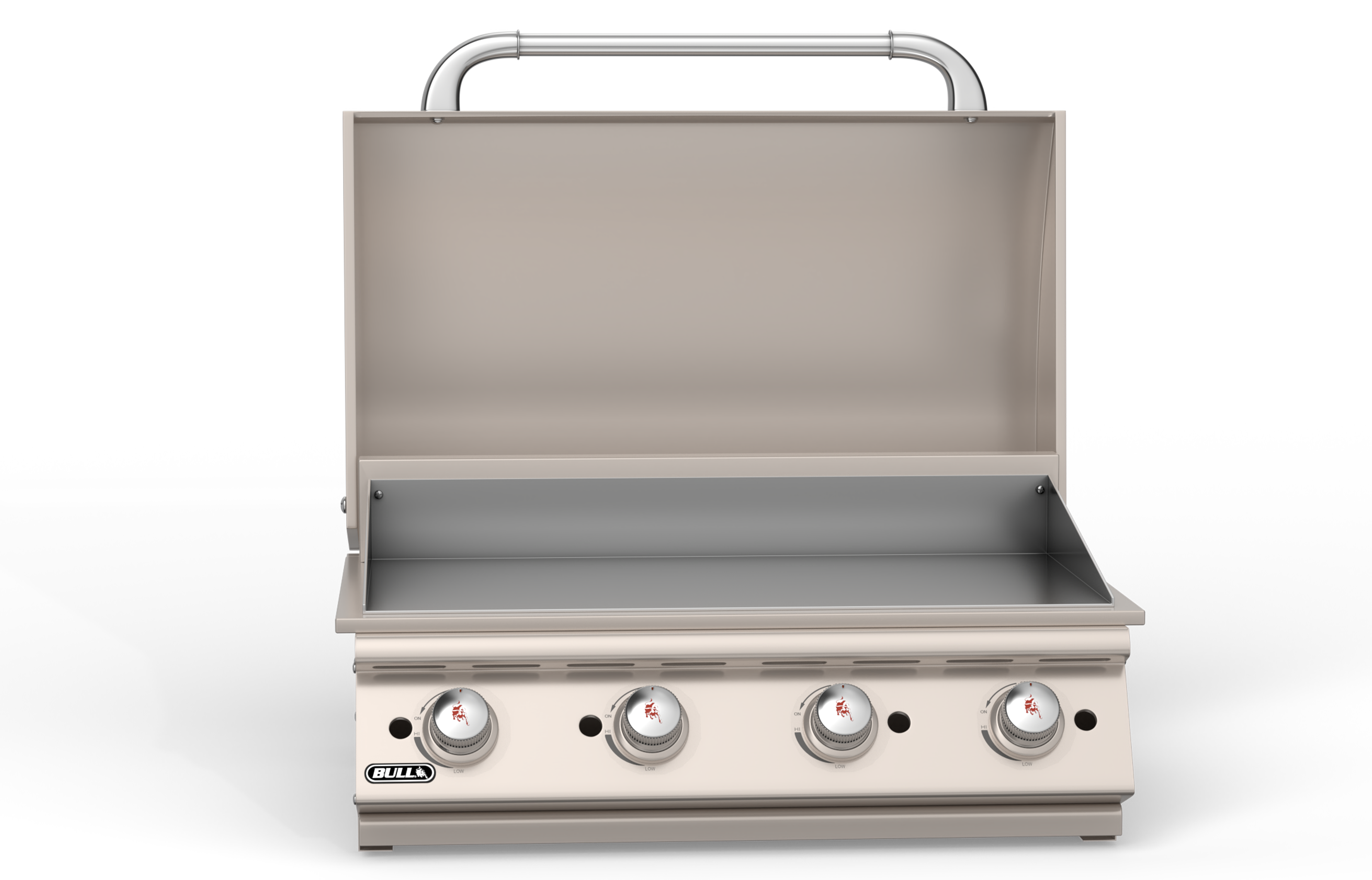 Bull Grills 30-Inch Stainless Steel Natural Gas or Propane Gas Flat Top Grill-92008/9