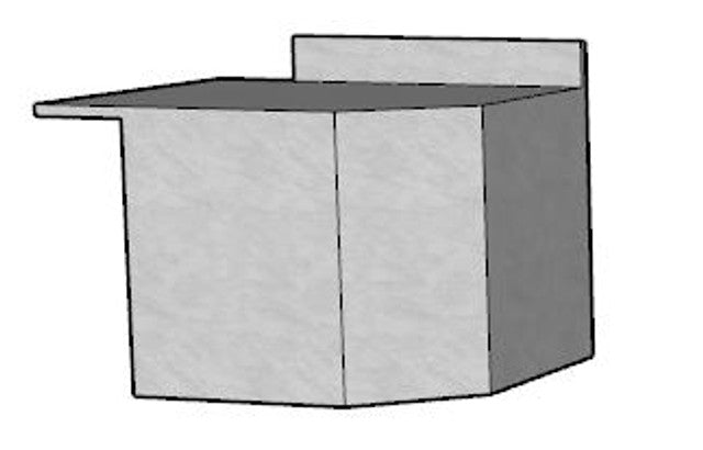 42" Corner DIY Outdoor Kitchen Frame Kit-ARP42CC