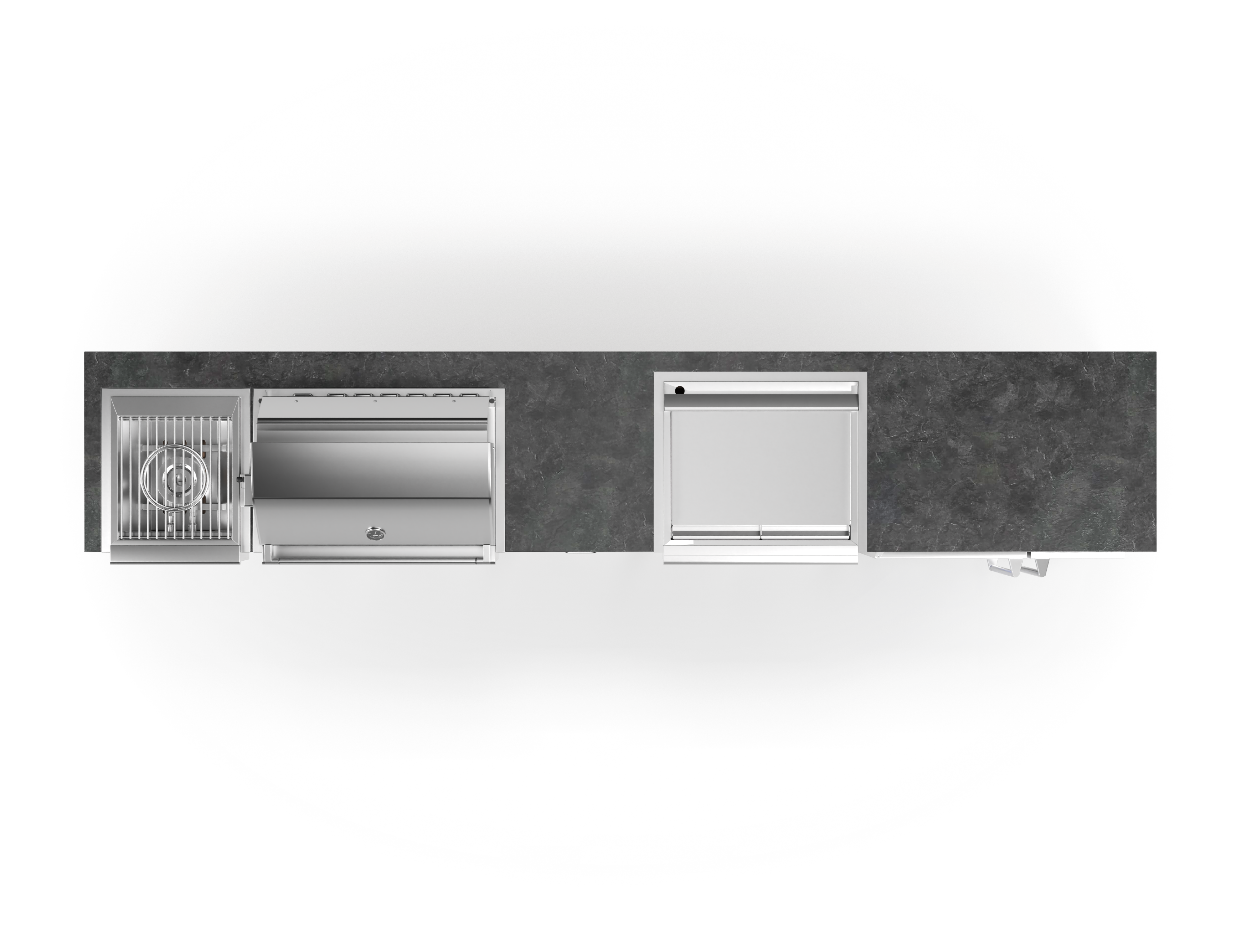 Lynx Pro Prestige Collection 168" Luxury Finished Outdoor Kitchen Package 16-LNX-16-PC