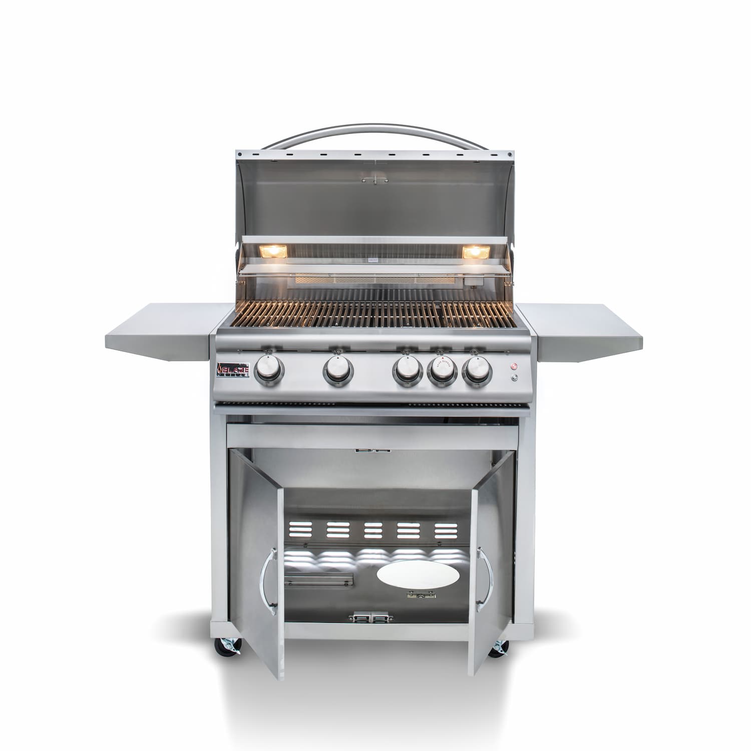 Blaze  LTE 32-Inch 4-Burner Built-In Propane Or Natural Gas Grill With Rear Infrared Burner & Grill Lights-BLZ-4LTE2