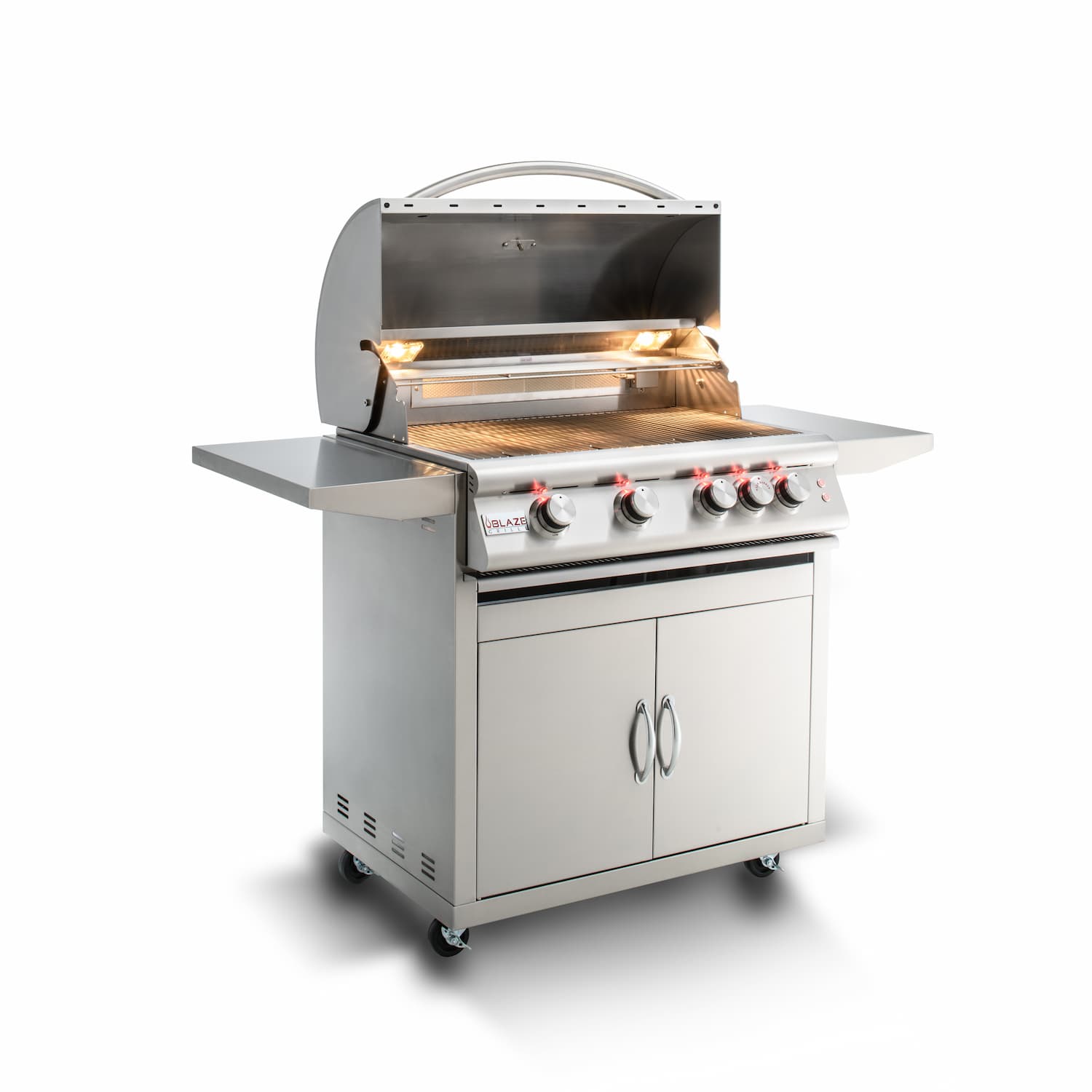 Blaze  LTE 32-Inch 4-Burner Built-In Propane Or Natural Gas Grill With Rear Infrared Burner & Grill Lights-BLZ-4LTE2