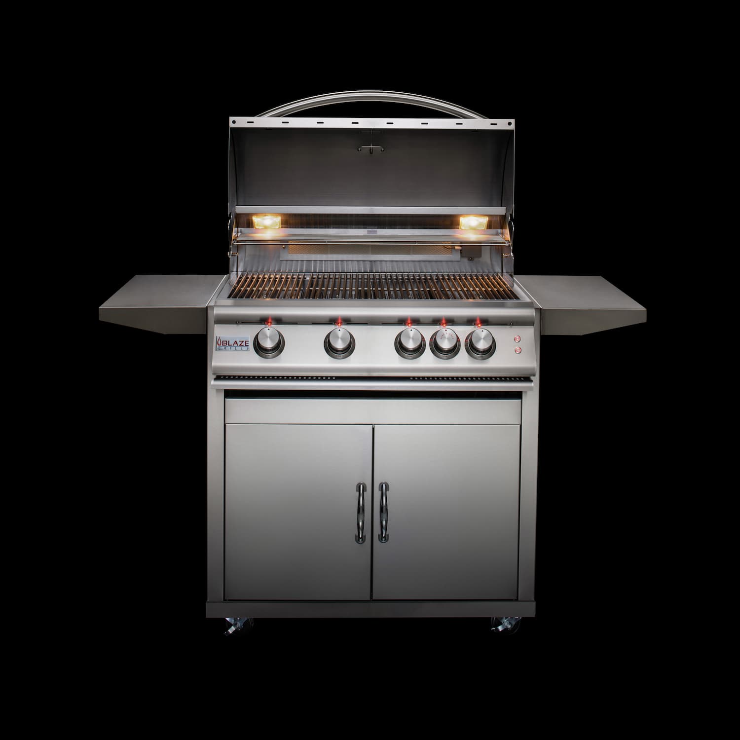 Blaze  LTE 32-Inch 4-Burner Built-In Propane Or Natural Gas Grill With Rear Infrared Burner & Grill Lights-BLZ-4LTE2