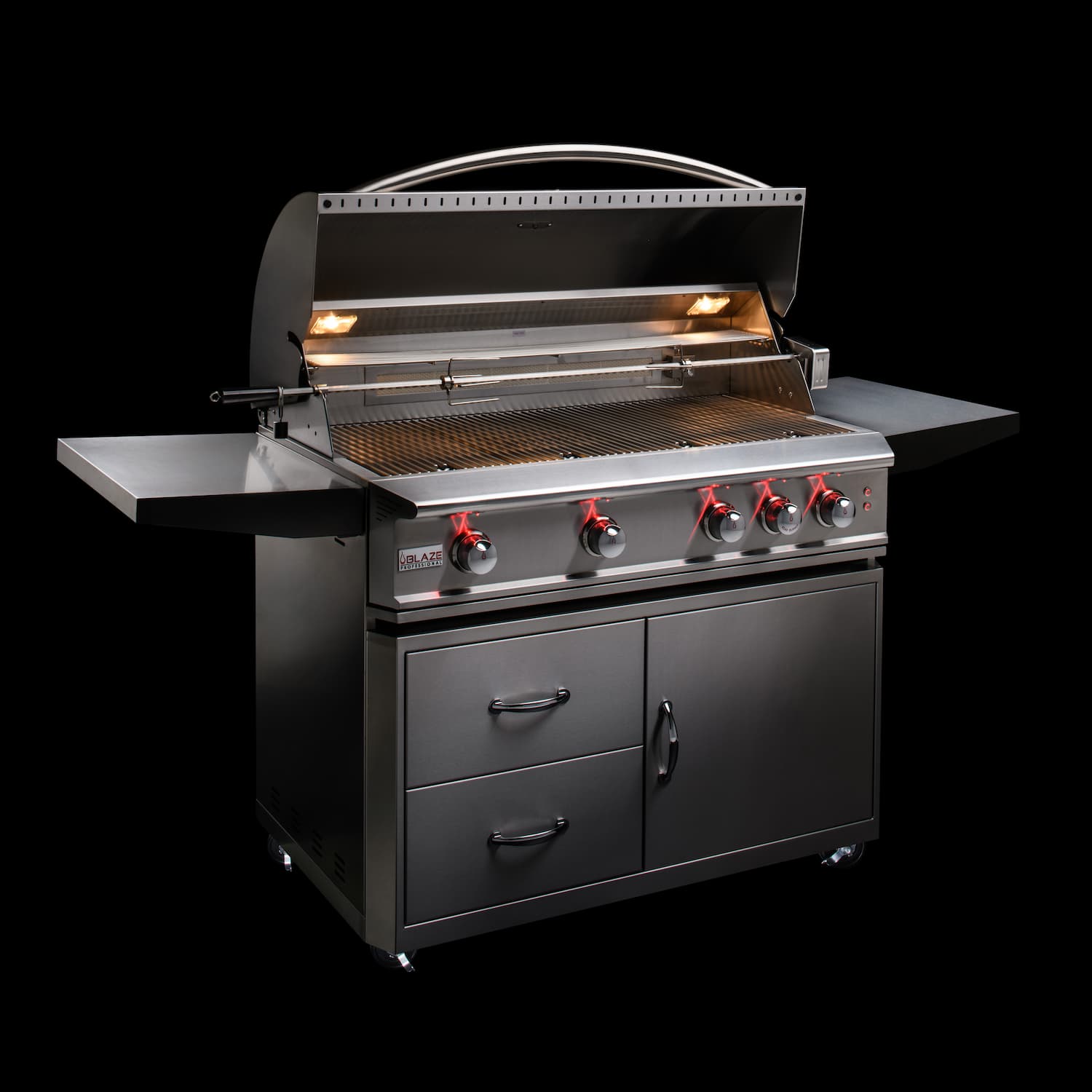 Blaze Professional LUX 44" Built-In Gas Grill with Rear Infrared Burner - BLZ-4PRO