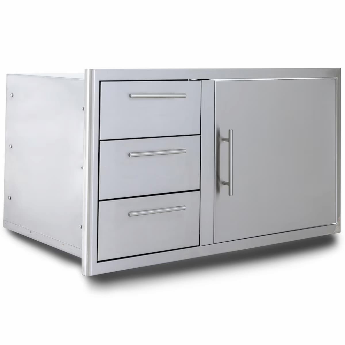 Blaze 39-Inch Access Door & Triple Drawer Combo-BLZ-DDC-R-39-LTSC