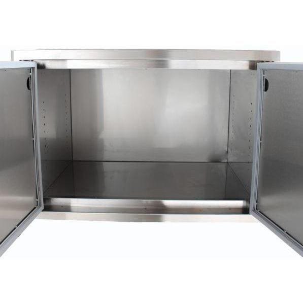 Blaze 32-Inch Sealed Stainless Steel Dry Storage Pantry with Shelf - BLZ-DRY-STG2-SC