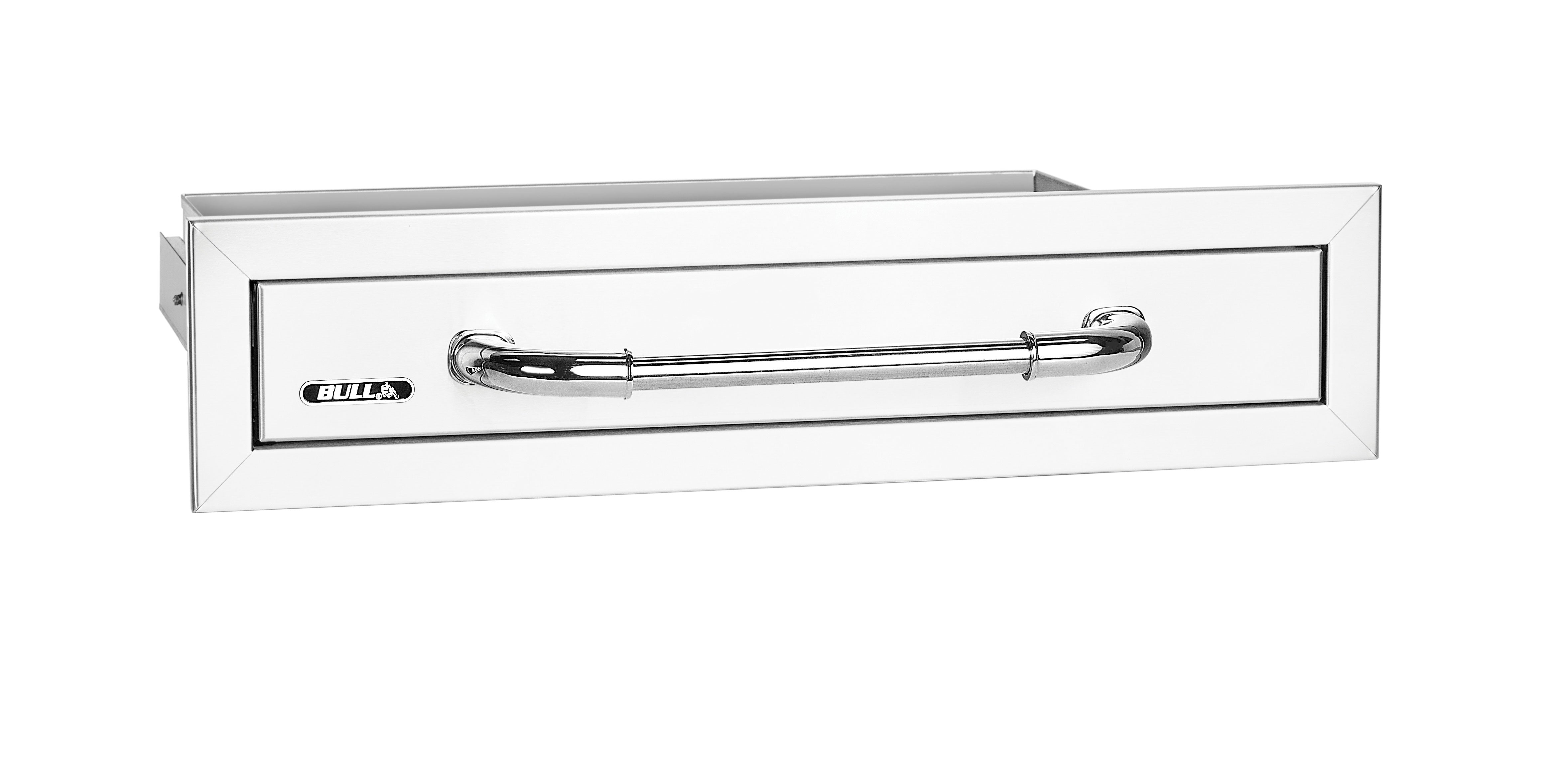 Bull 25-inch Stainless-Steel Single Utensil Drawer with Reveal-99970