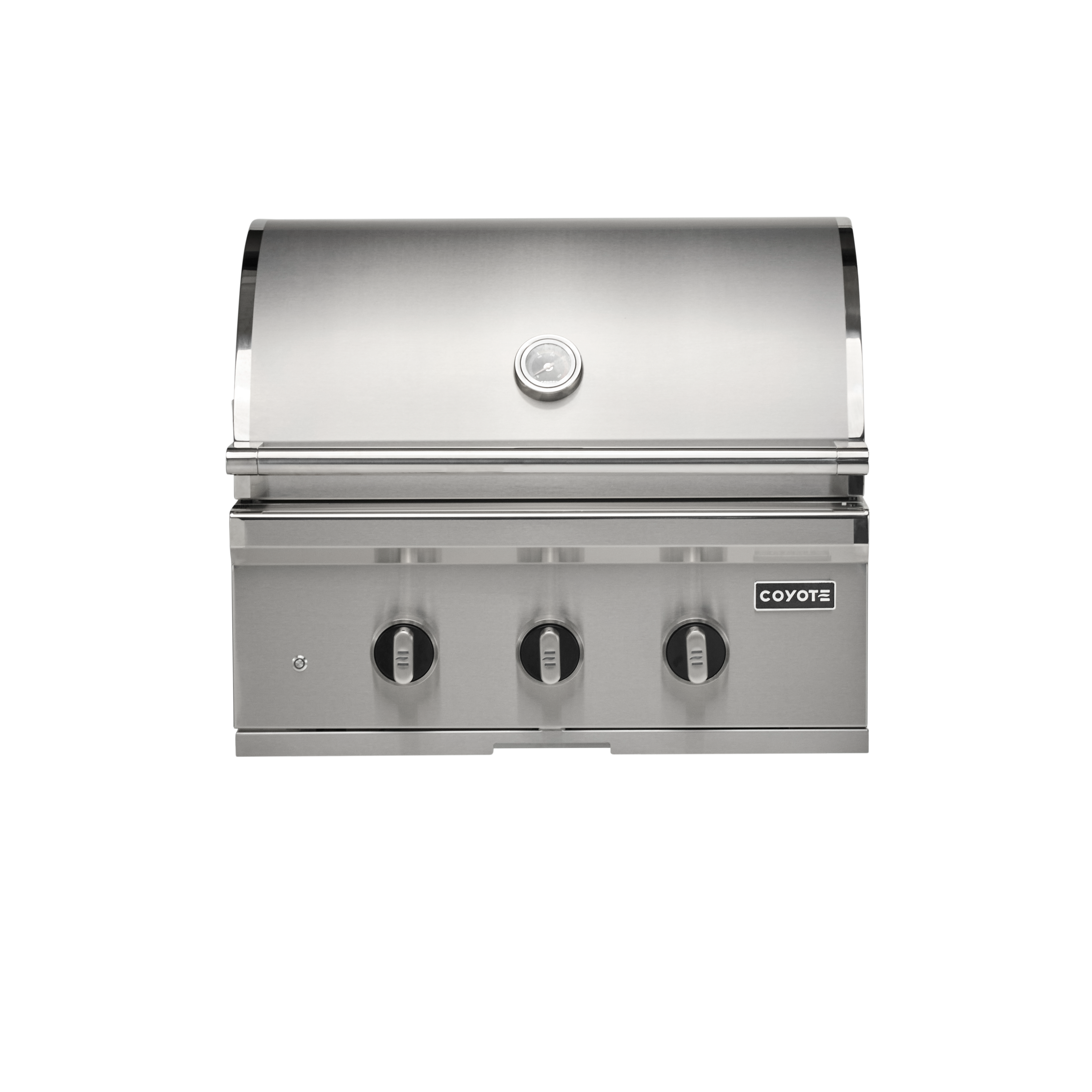 Coyote S-Series 30-Inch 3-Burner Built-In Gas Grill With RapidSear Infrared Burner & Rotisserie - C3SL30