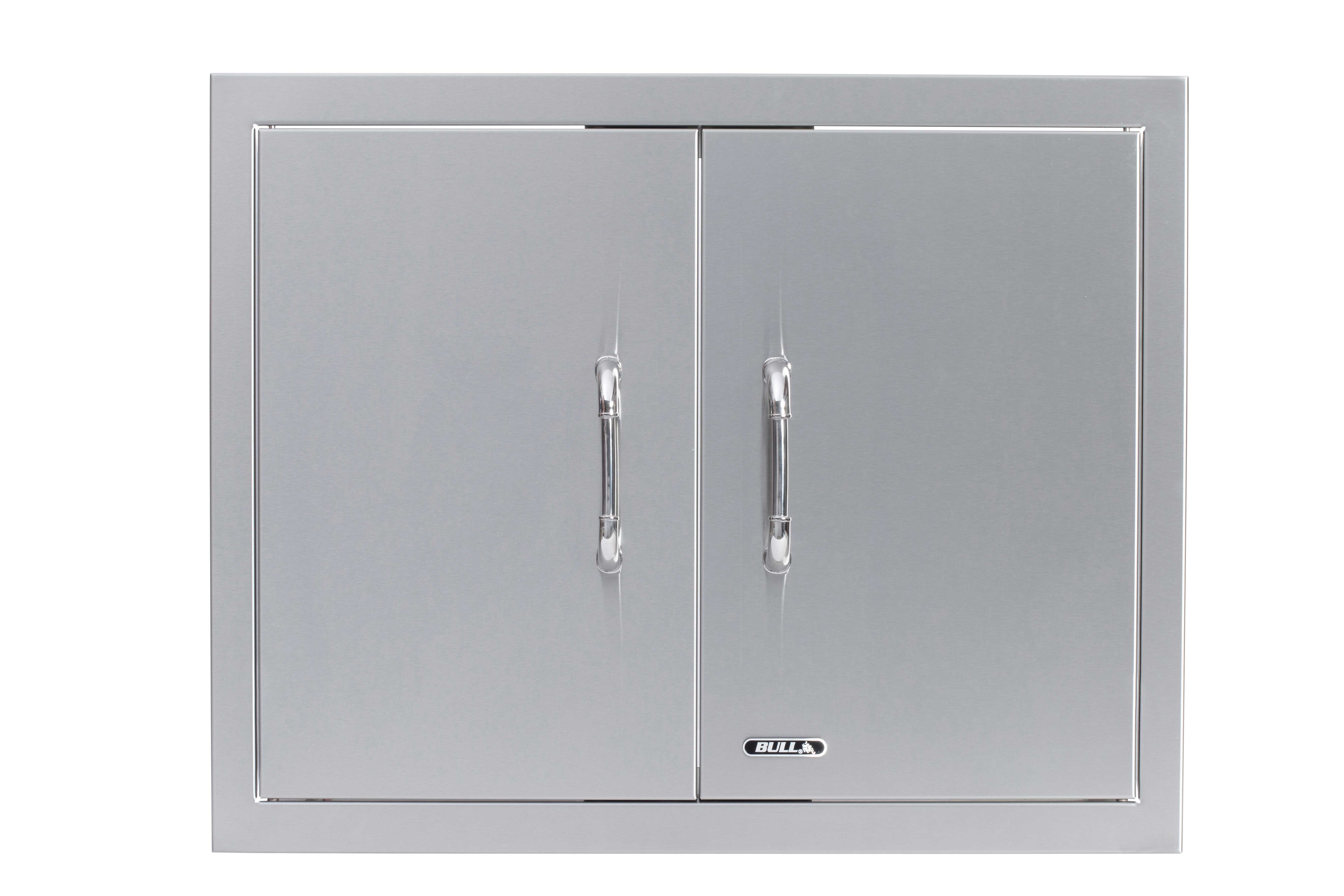 Bull 25-Inch Stainless Steel Double Access Door W/ Reveal-33590