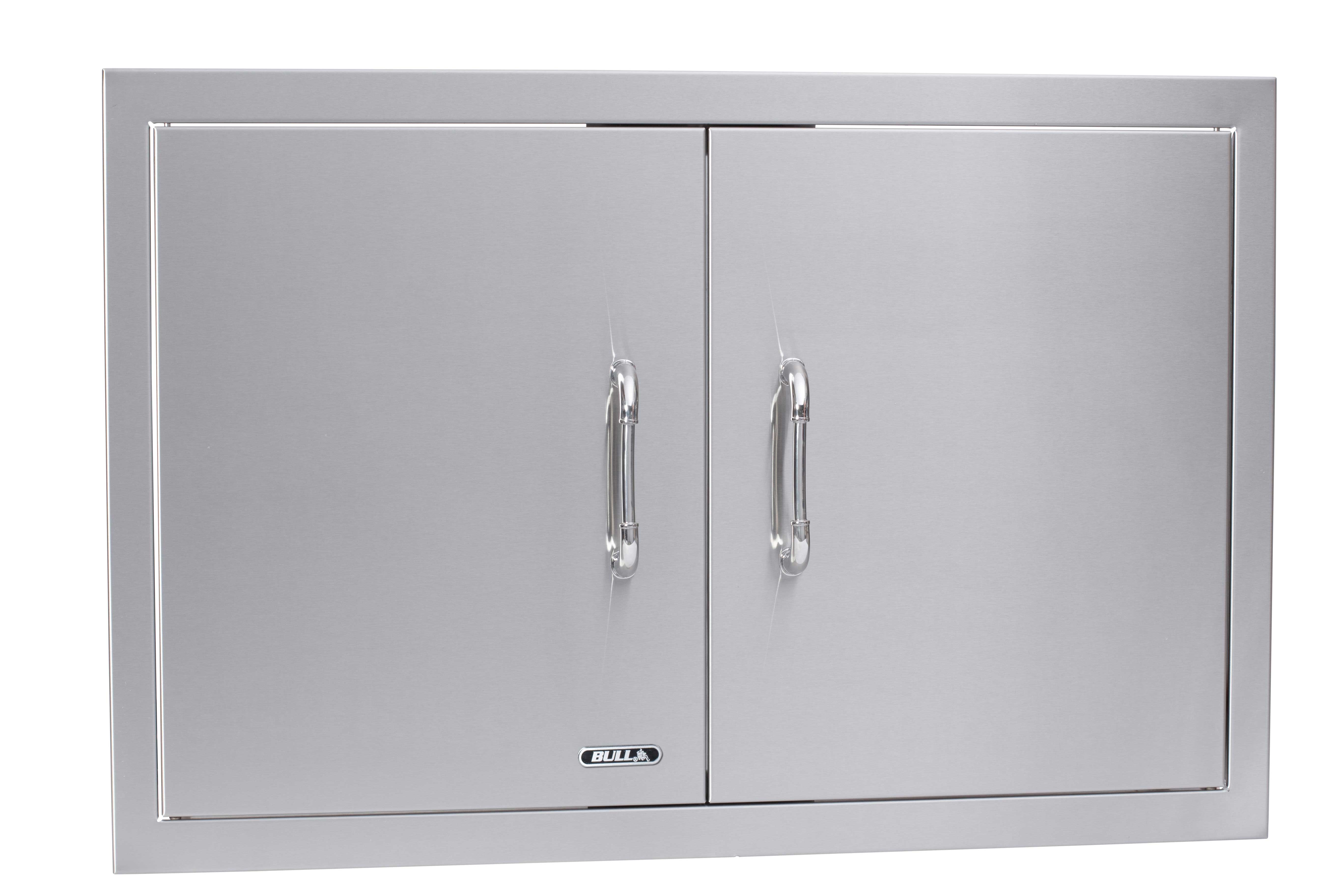 Bull 30-Inch Stainless Steel Double Access Door W/ Reveal-33580