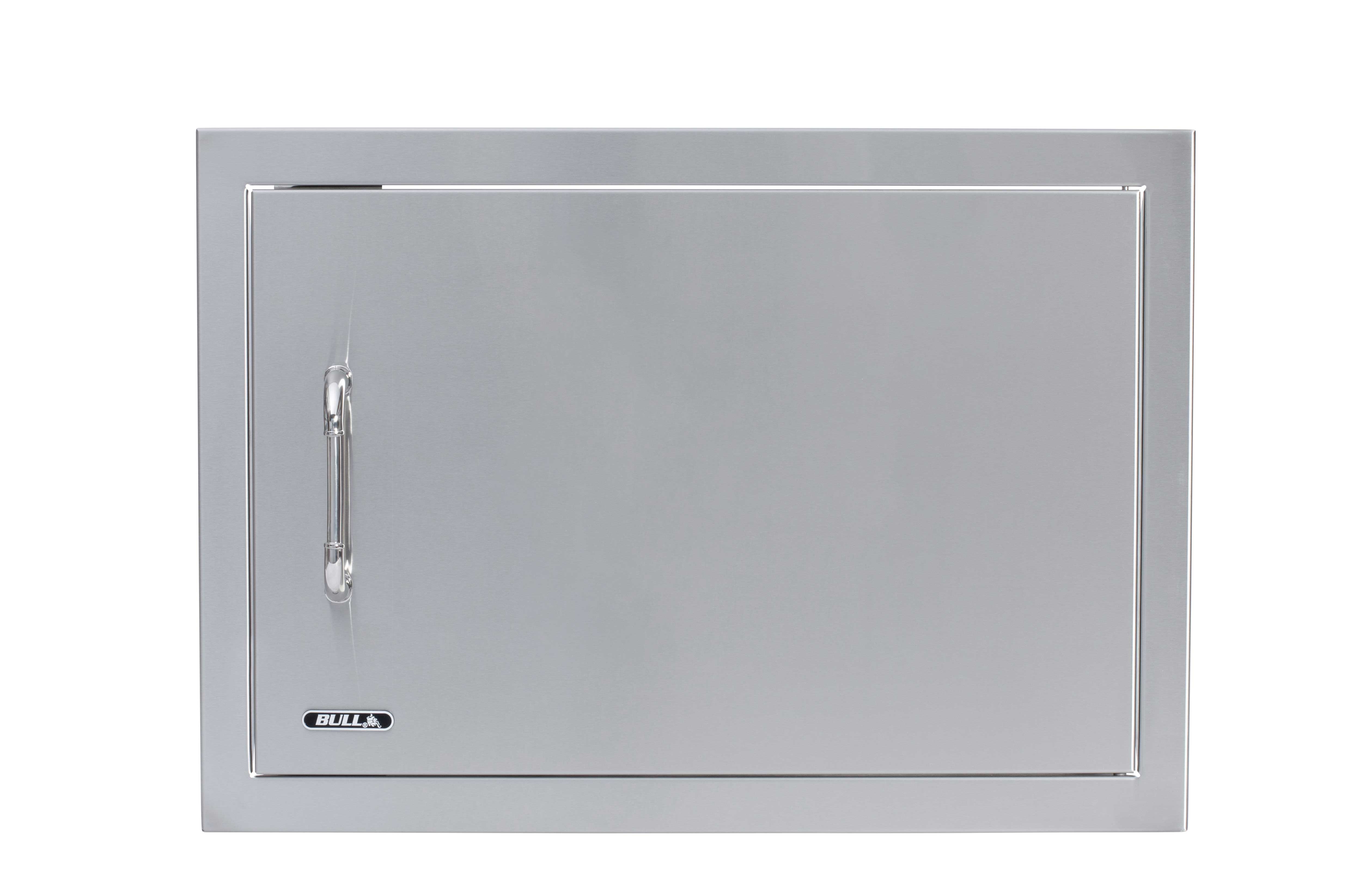 Bull 25-Inch Right Hinged Stainless Steel Single Access Door W/ Reveal - Horizontal-89990